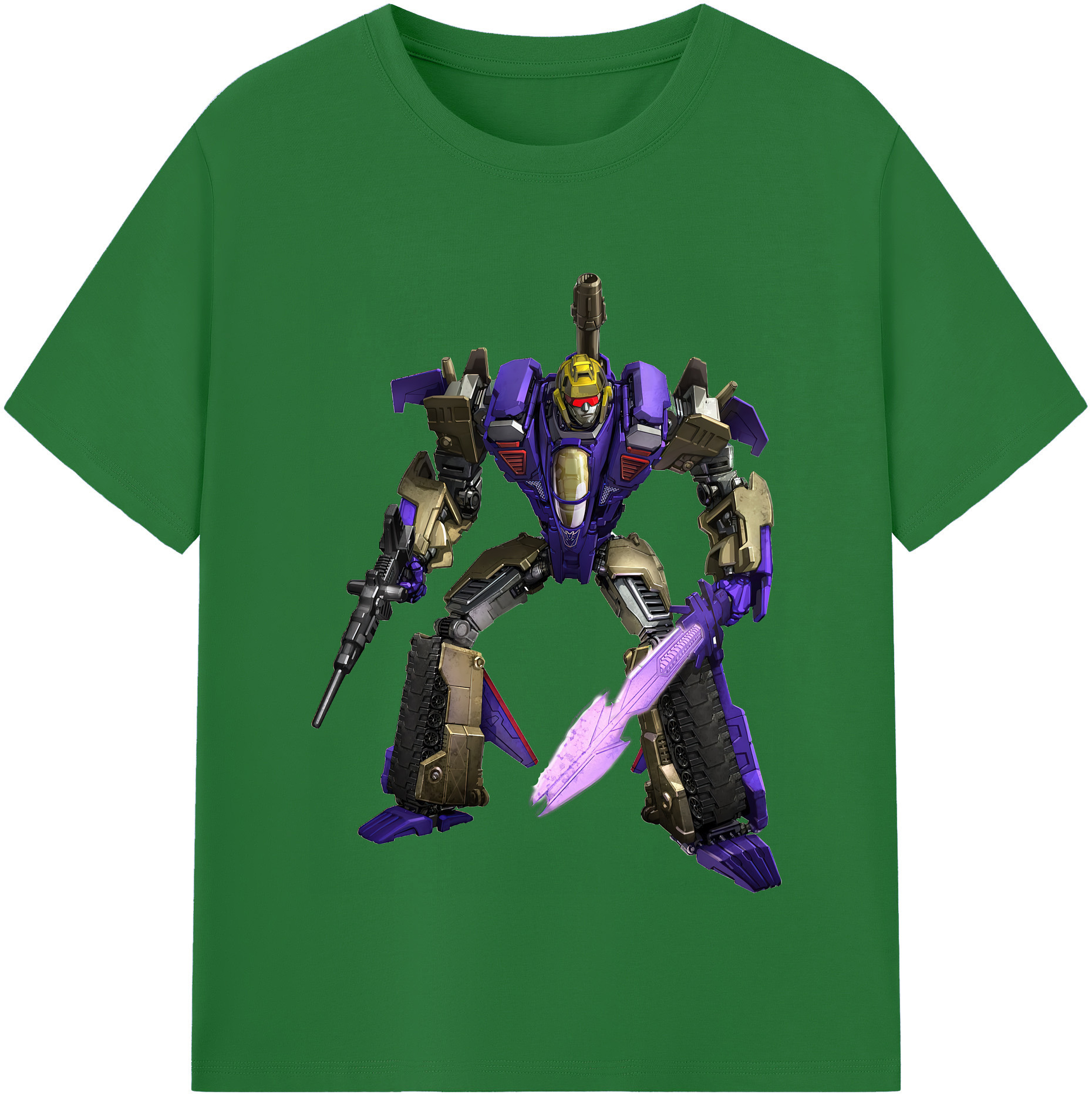 （画像用） Transformers トランスフォーマー 綿100％半袖Tシャツ（フロントプリント）