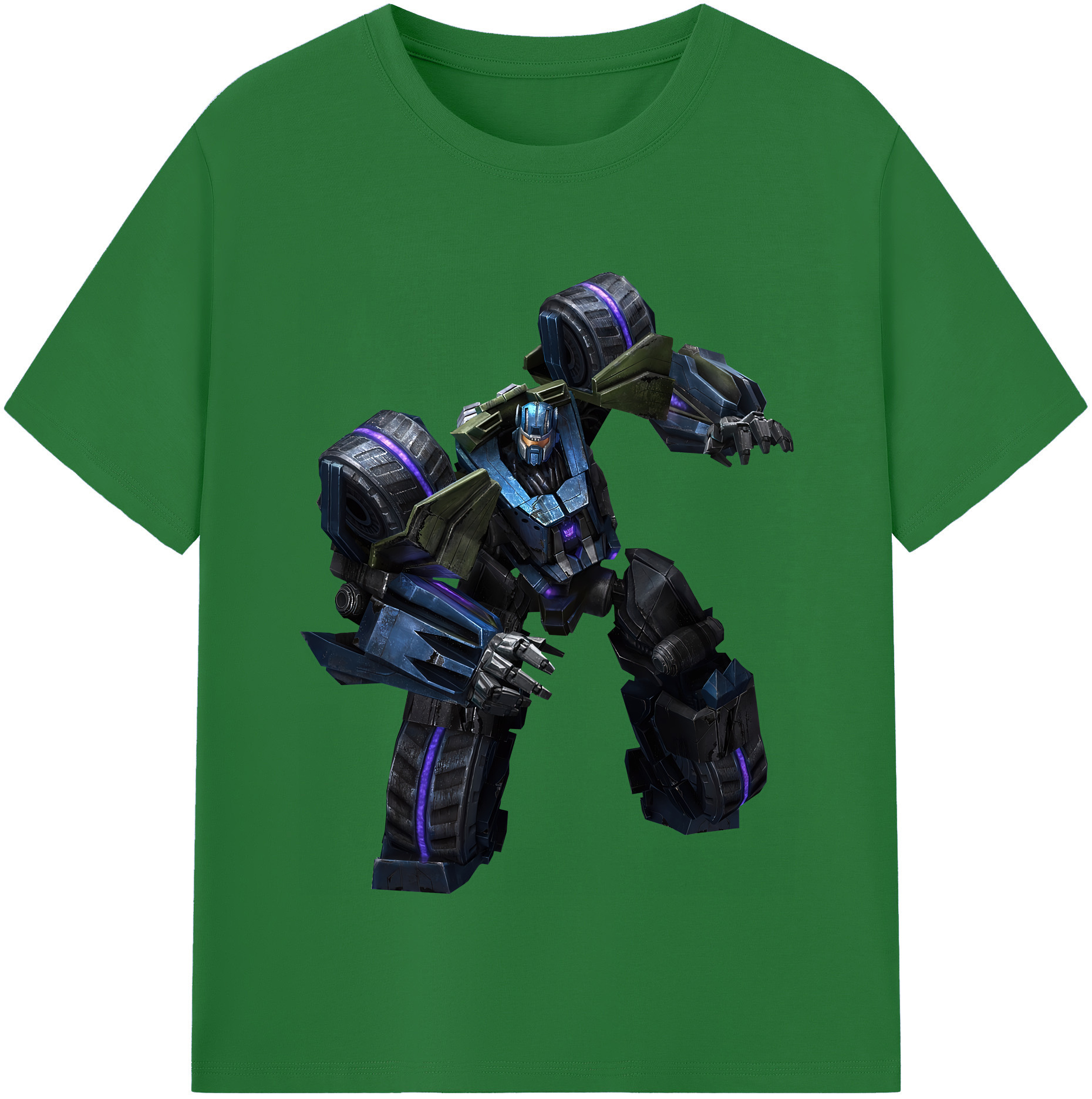 （画像用） Transformers トランスフォーマー 綿100％半袖Tシャツ（フロントプリント）