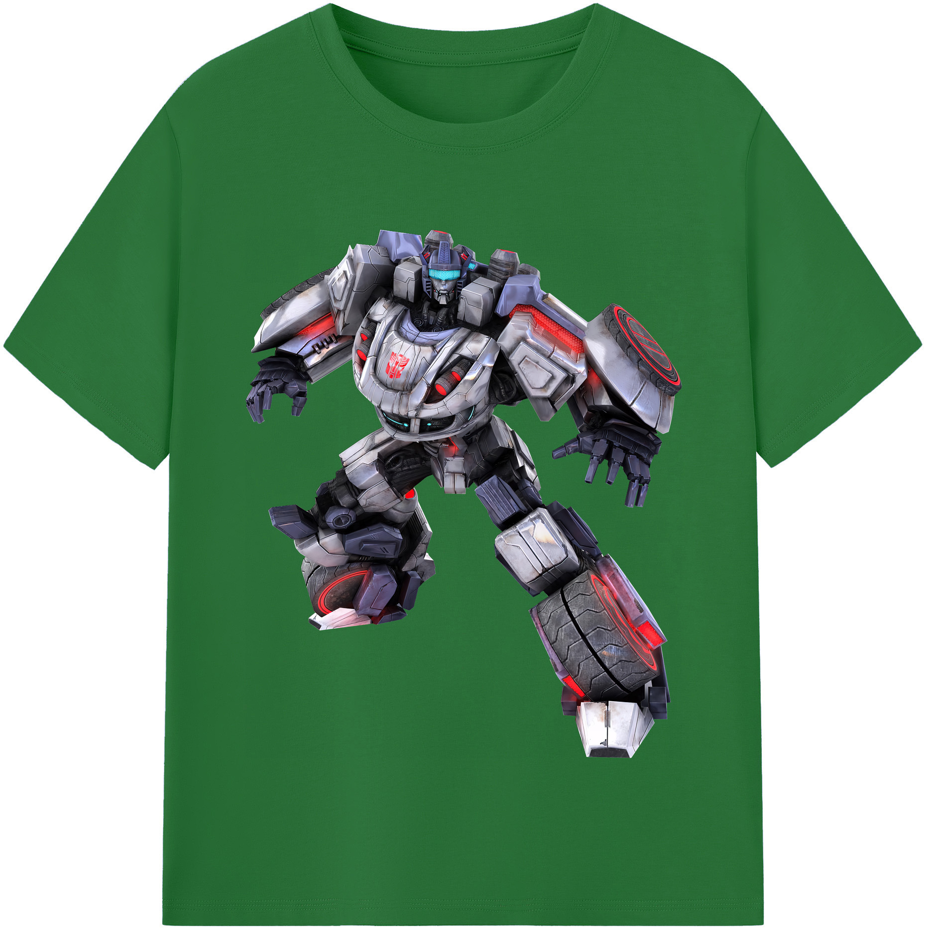 （画像用） Transformers トランスフォーマー 綿100％半袖Tシャツ（フロントプリント）