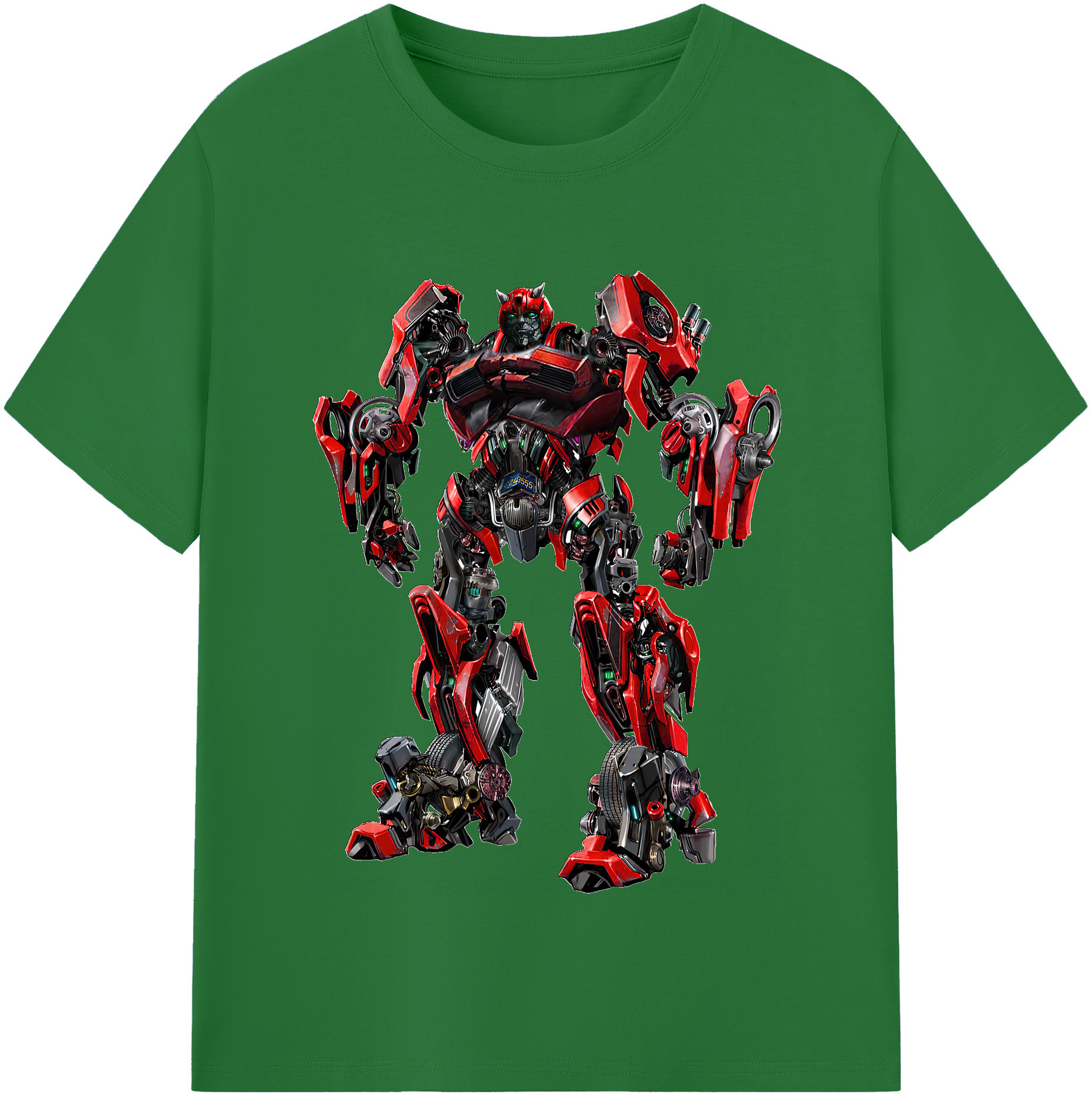 （画像用） Transformers トランスフォーマー 綿100％半袖Tシャツ（フロントプリント）