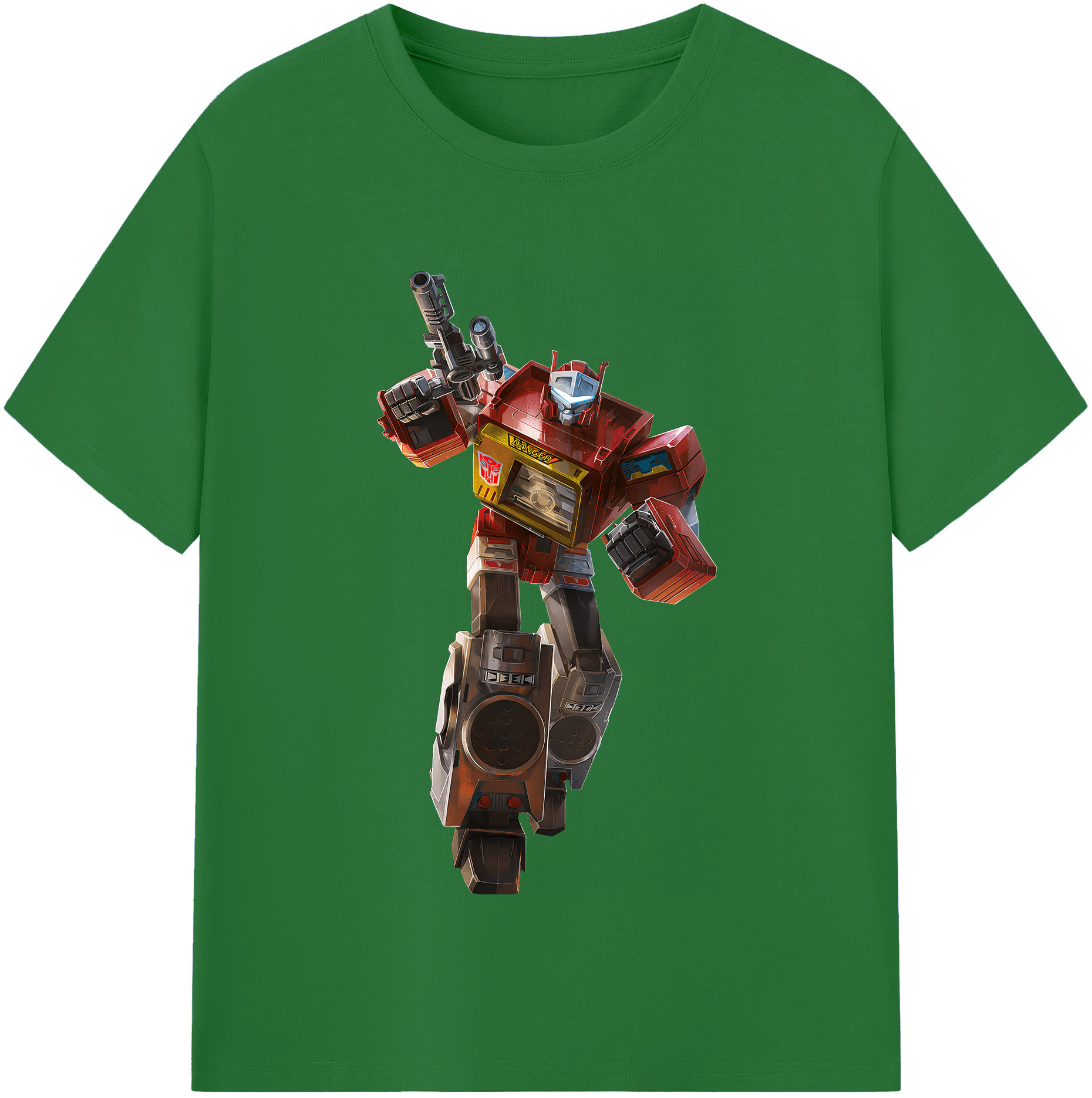 （画像用） Transformers トランスフォーマー 綿100％半袖Tシャツ（フロントプリント）