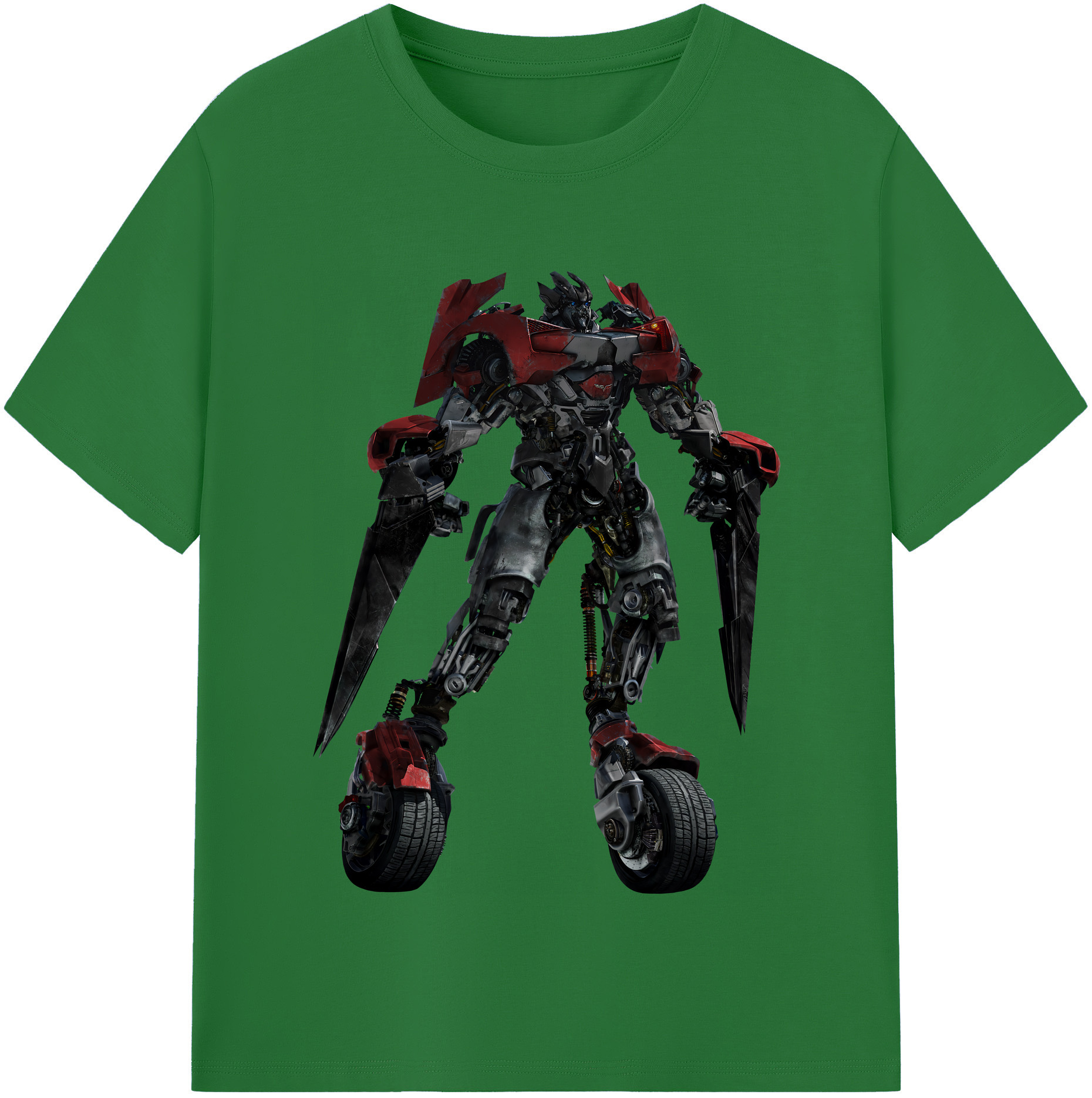 （画像用） Transformers トランスフォーマー 綿100％半袖Tシャツ（フロントプリント）