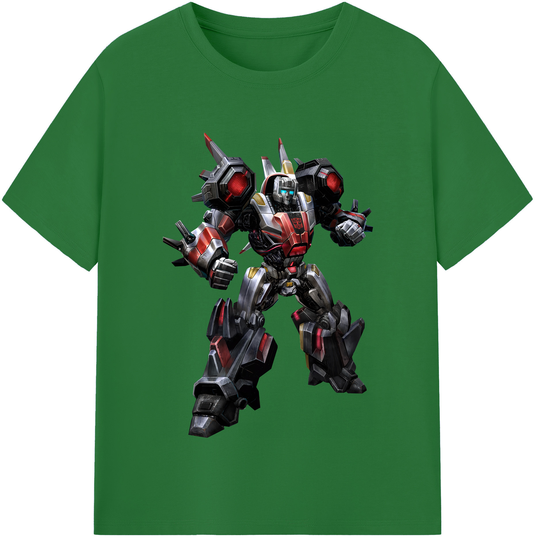 （画像用） Transformers トランスフォーマー 綿100％半袖Tシャツ（フロントプリント）