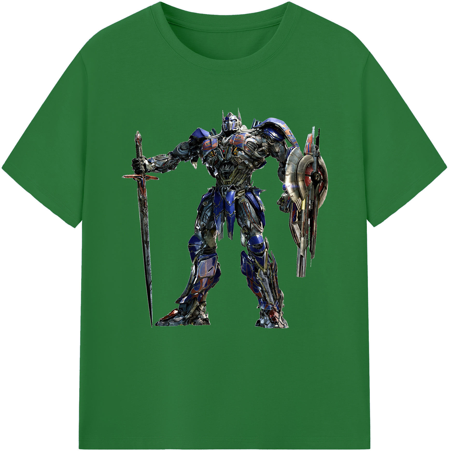 （画像用） Transformers トランスフォーマー 綿100％半袖Tシャツ（フロントプリント）