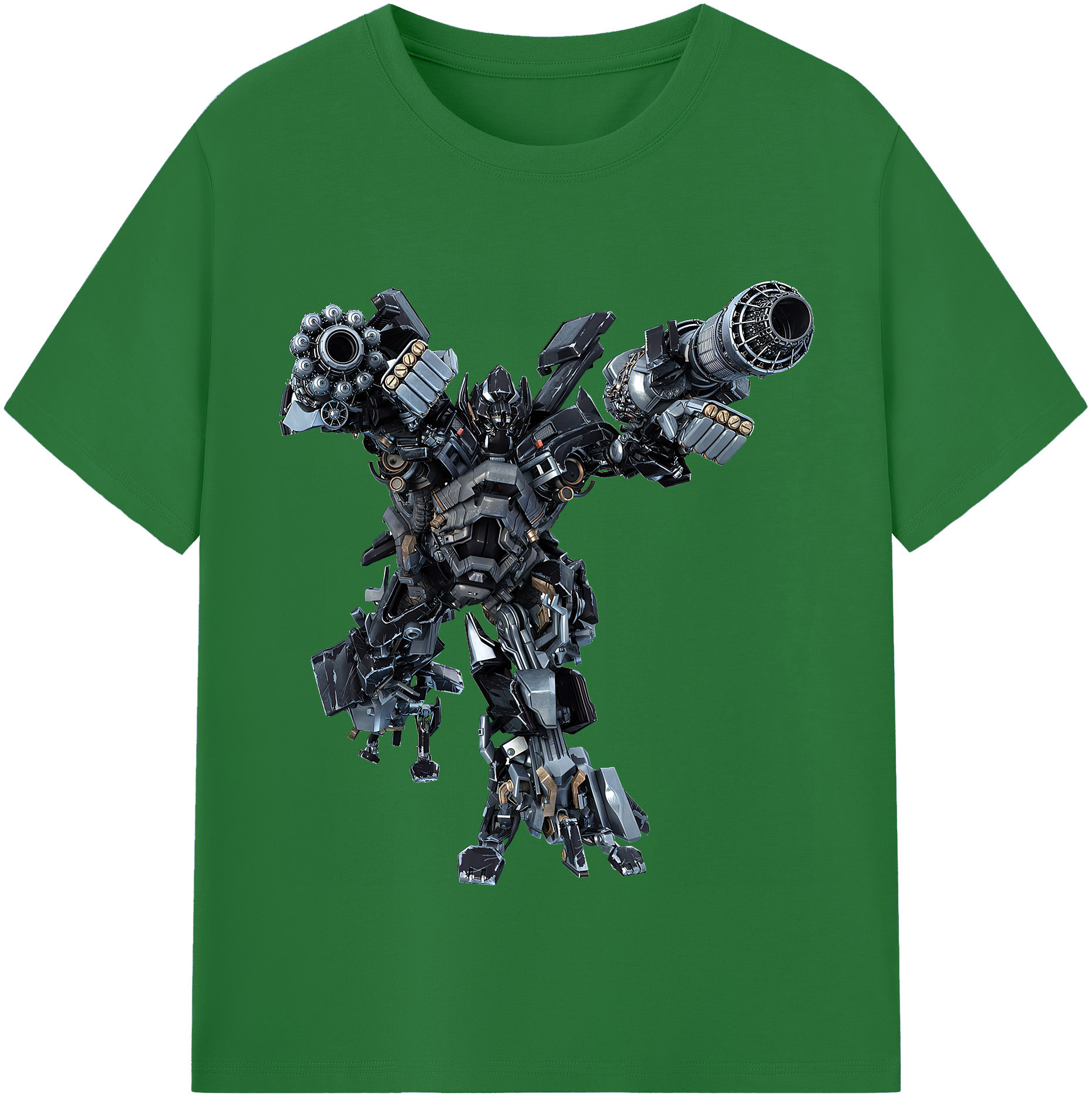 （画像用） Transformers トランスフォーマー 綿100％半袖Tシャツ（フロントプリント）