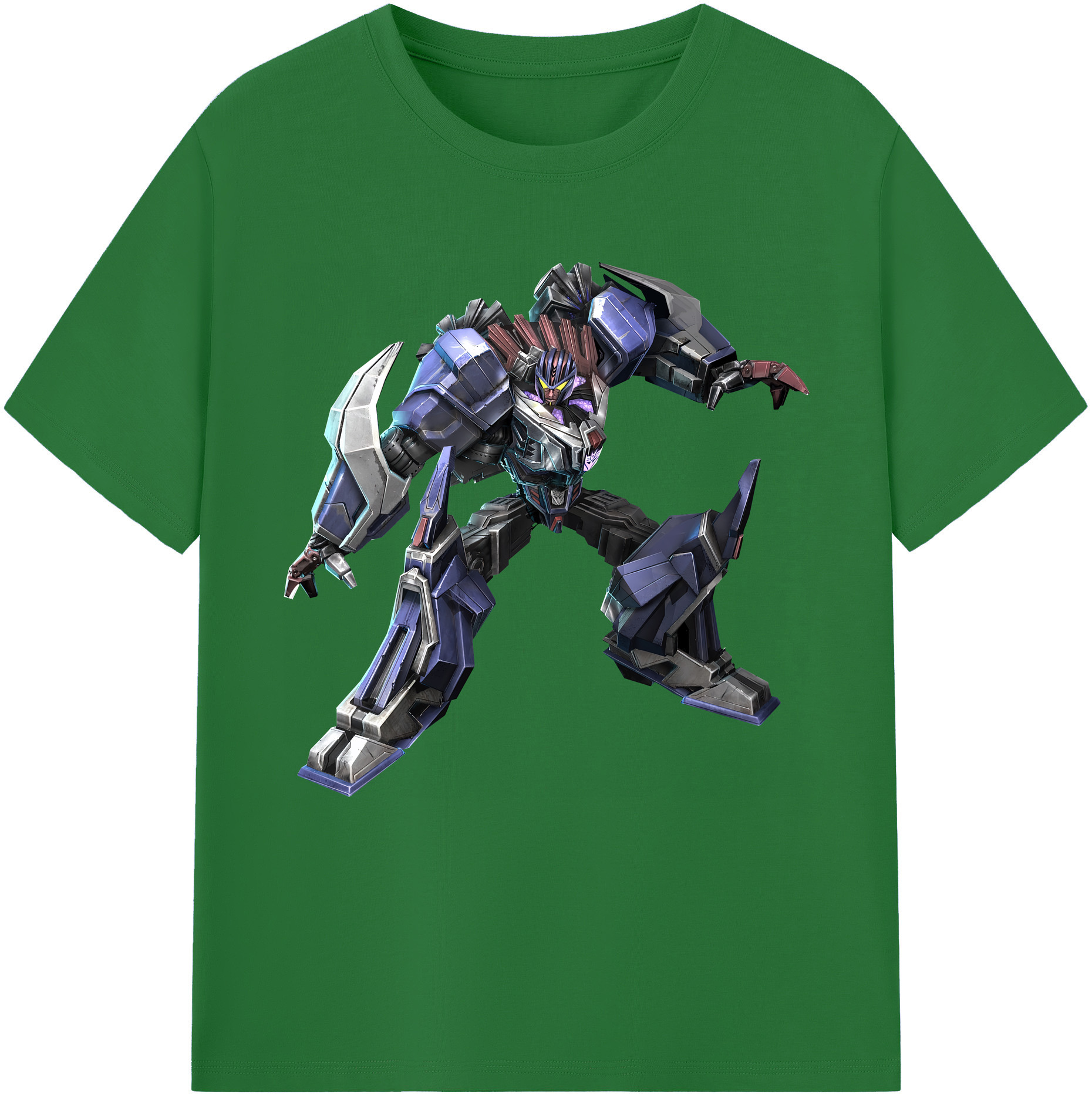（画像用） Transformers トランスフォーマー 綿100％半袖Tシャツ（フロントプリント）