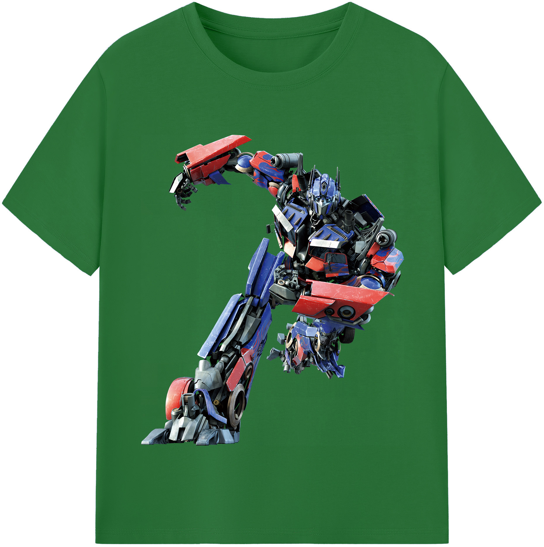 （画像用） Transformers トランスフォーマー 綿100％半袖Tシャツ（フロントプリント）