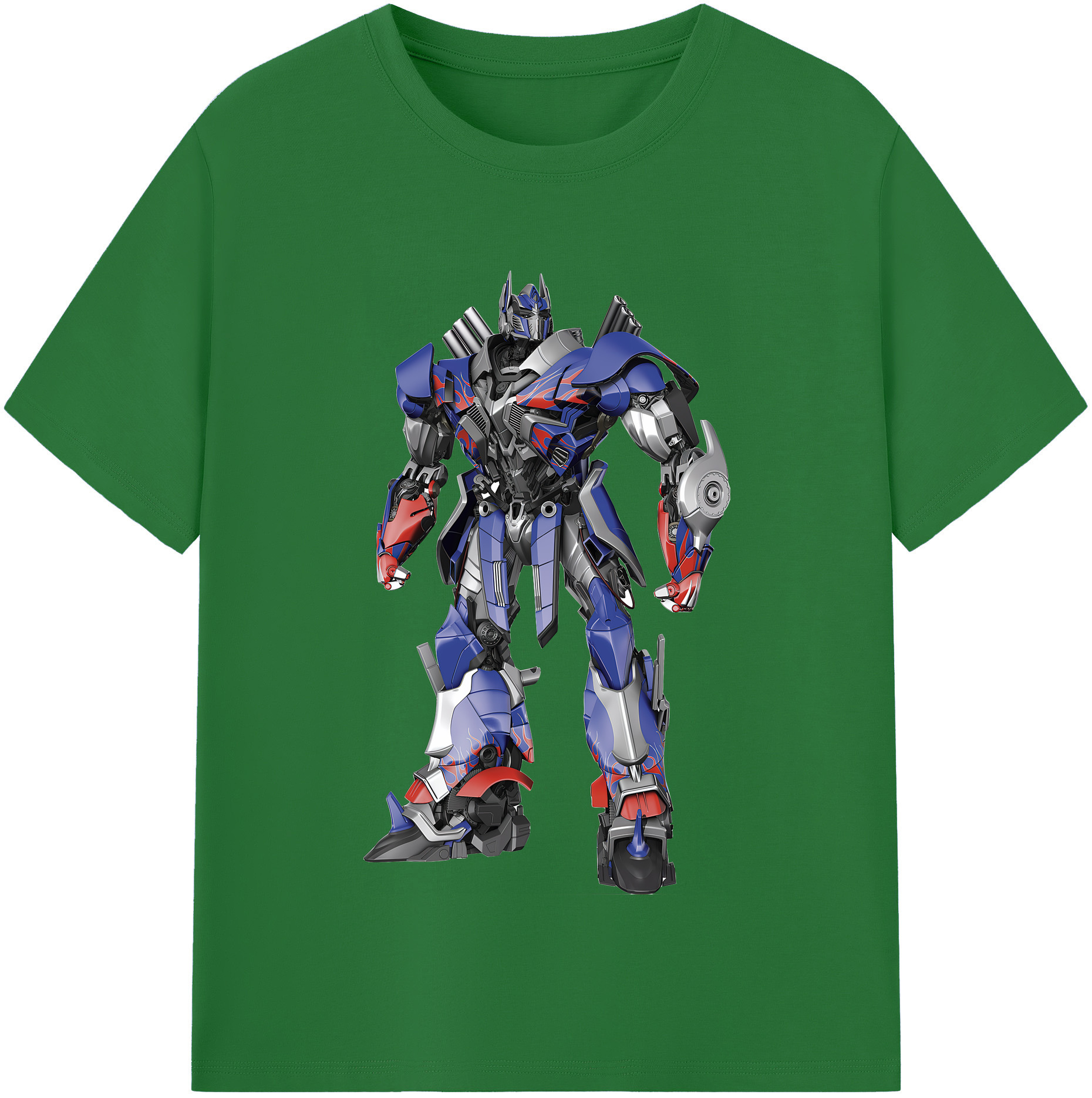 （画像用） Transformers トランスフォーマー 綿100％半袖Tシャツ（フロントプリント）