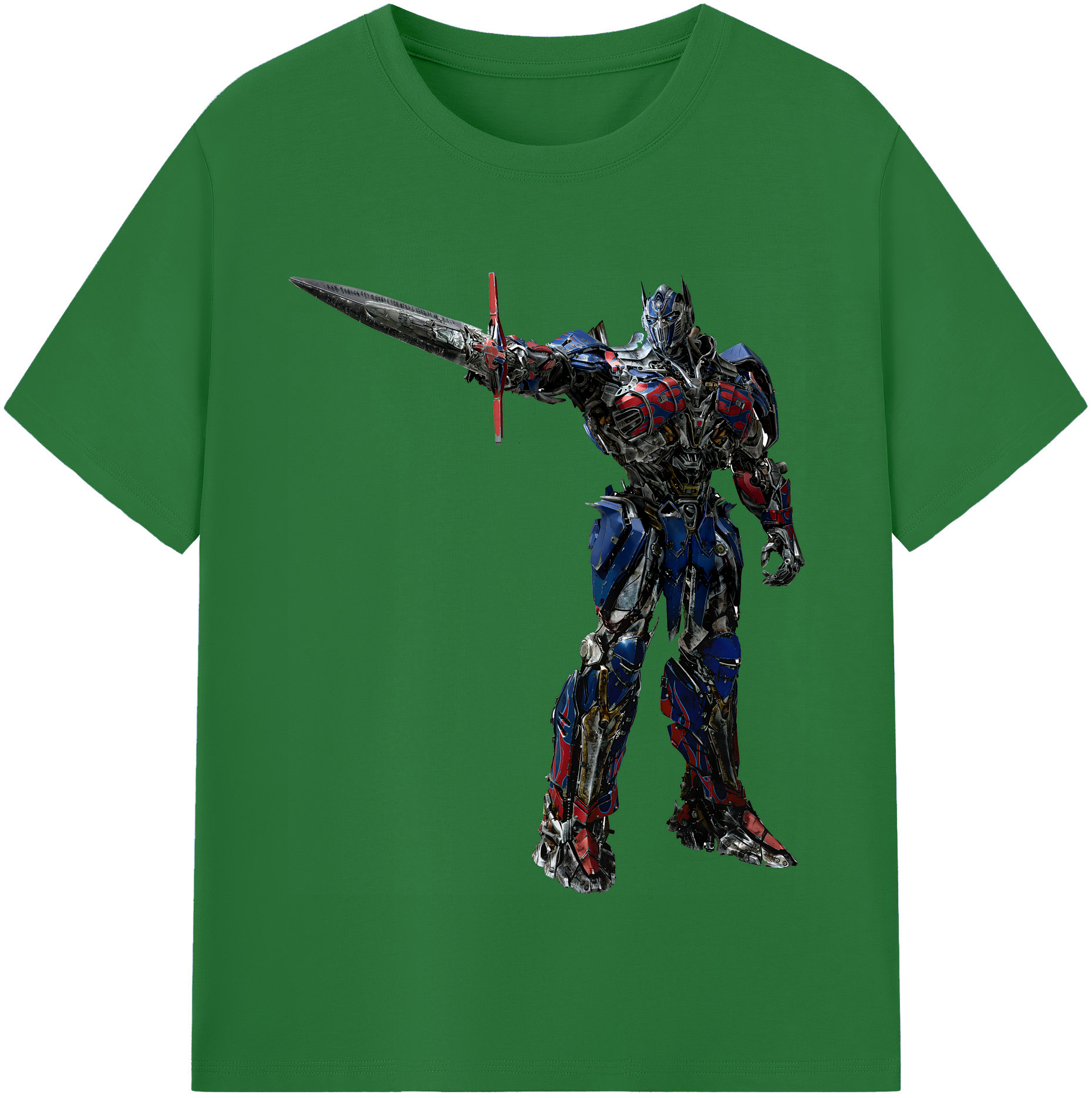 （画像用） Transformers トランスフォーマー 綿100％半袖Tシャツ（フロントプリント）
