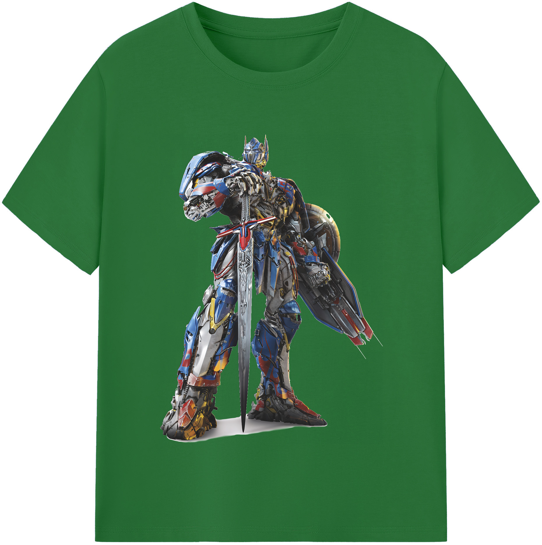 （画像用） Transformers トランスフォーマー 綿100％半袖Tシャツ（フロントプリント）