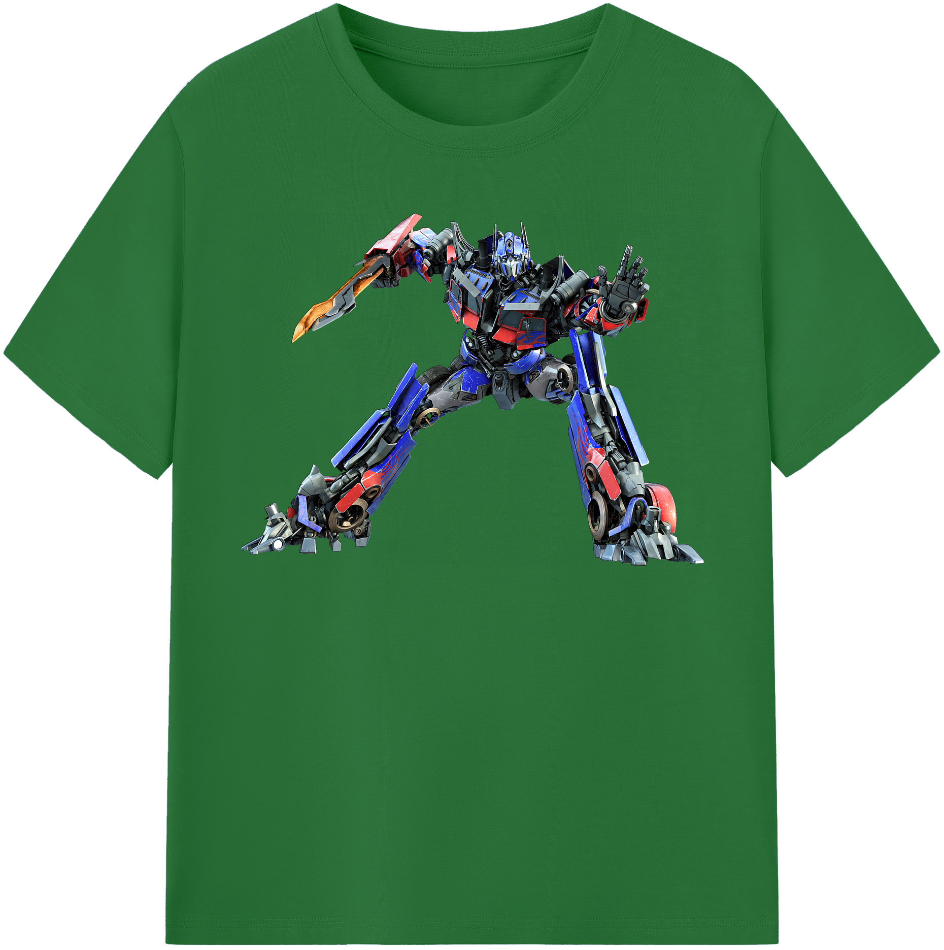 （画像用） Transformers トランスフォーマー 綿100％半袖Tシャツ（フロントプリント）
