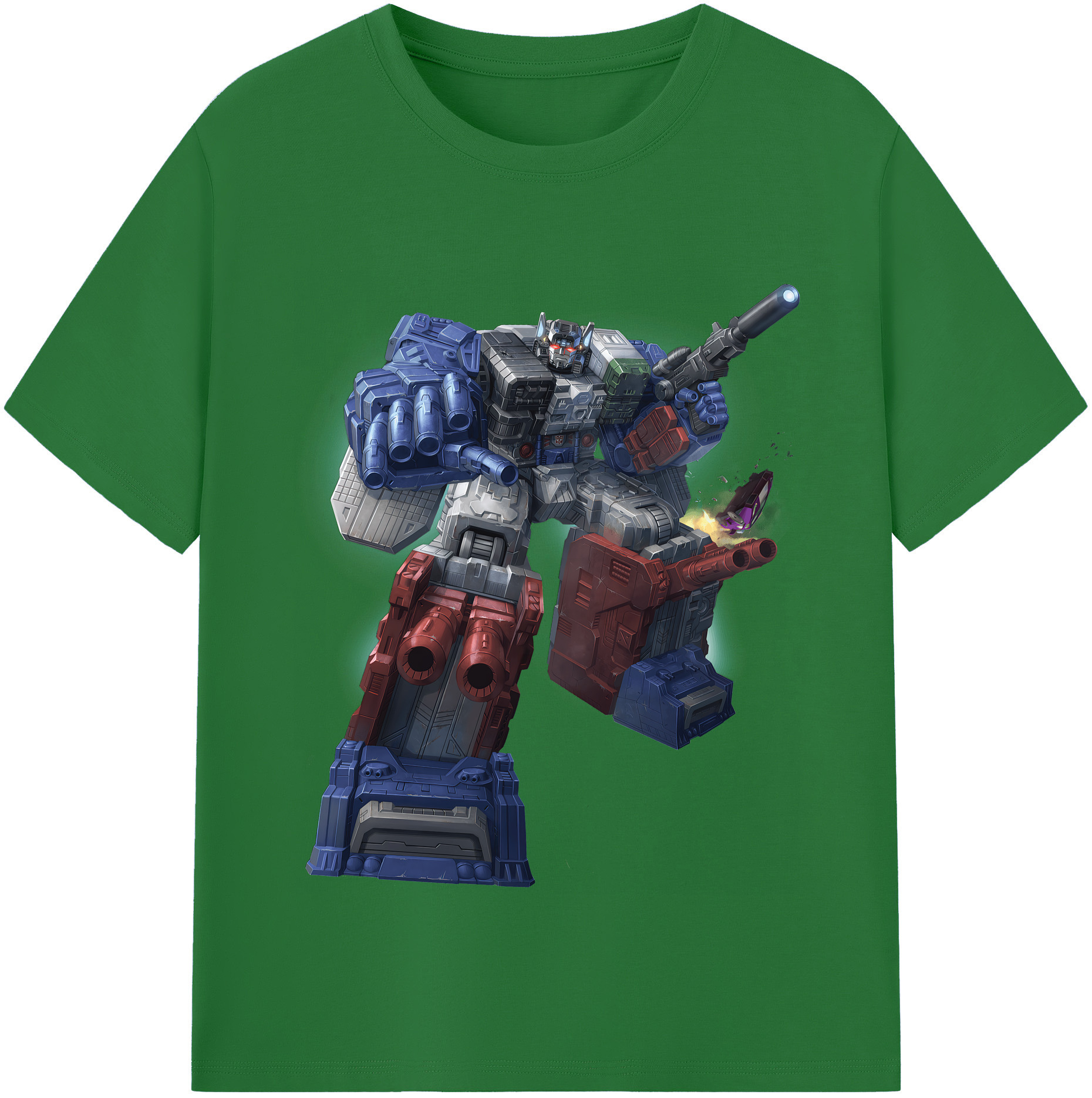 （画像用） Transformers トランスフォーマー 綿100％半袖Tシャツ（フロントプリント）