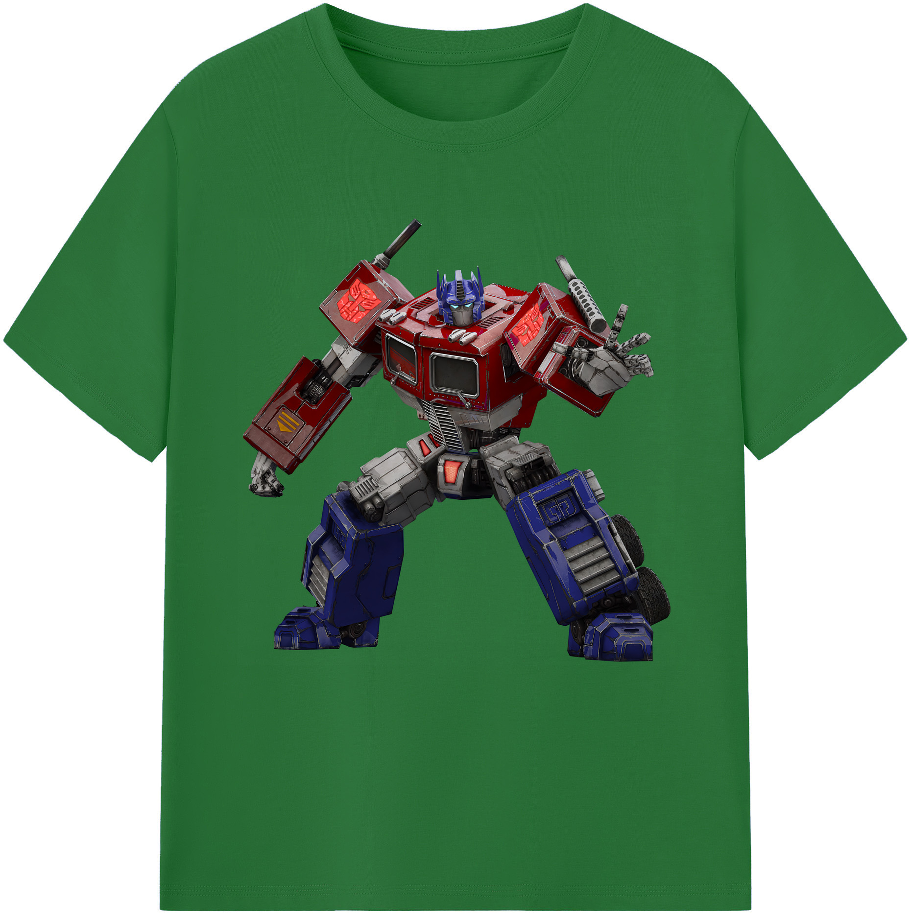 （画像用） Transformers トランスフォーマー 綿100％半袖Tシャツ（フロントプリント）