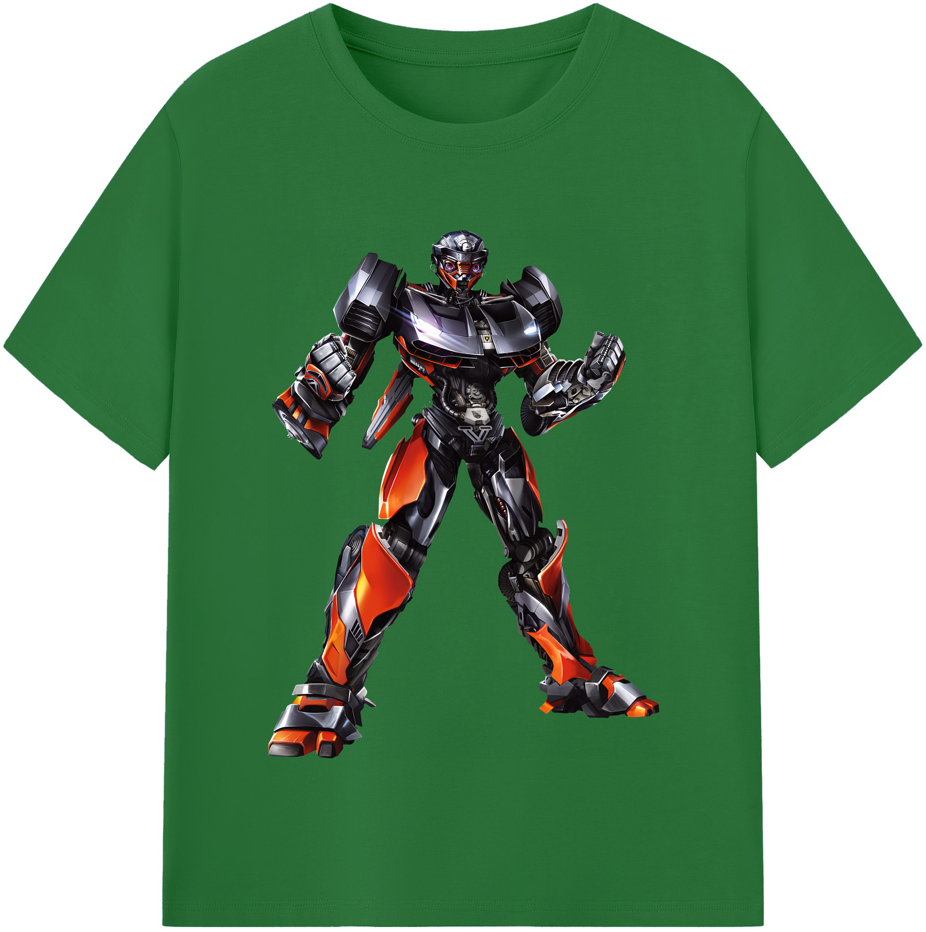 （画像用） Transformers トランスフォーマー 綿100％半袖Tシャツ（フロントプリント）