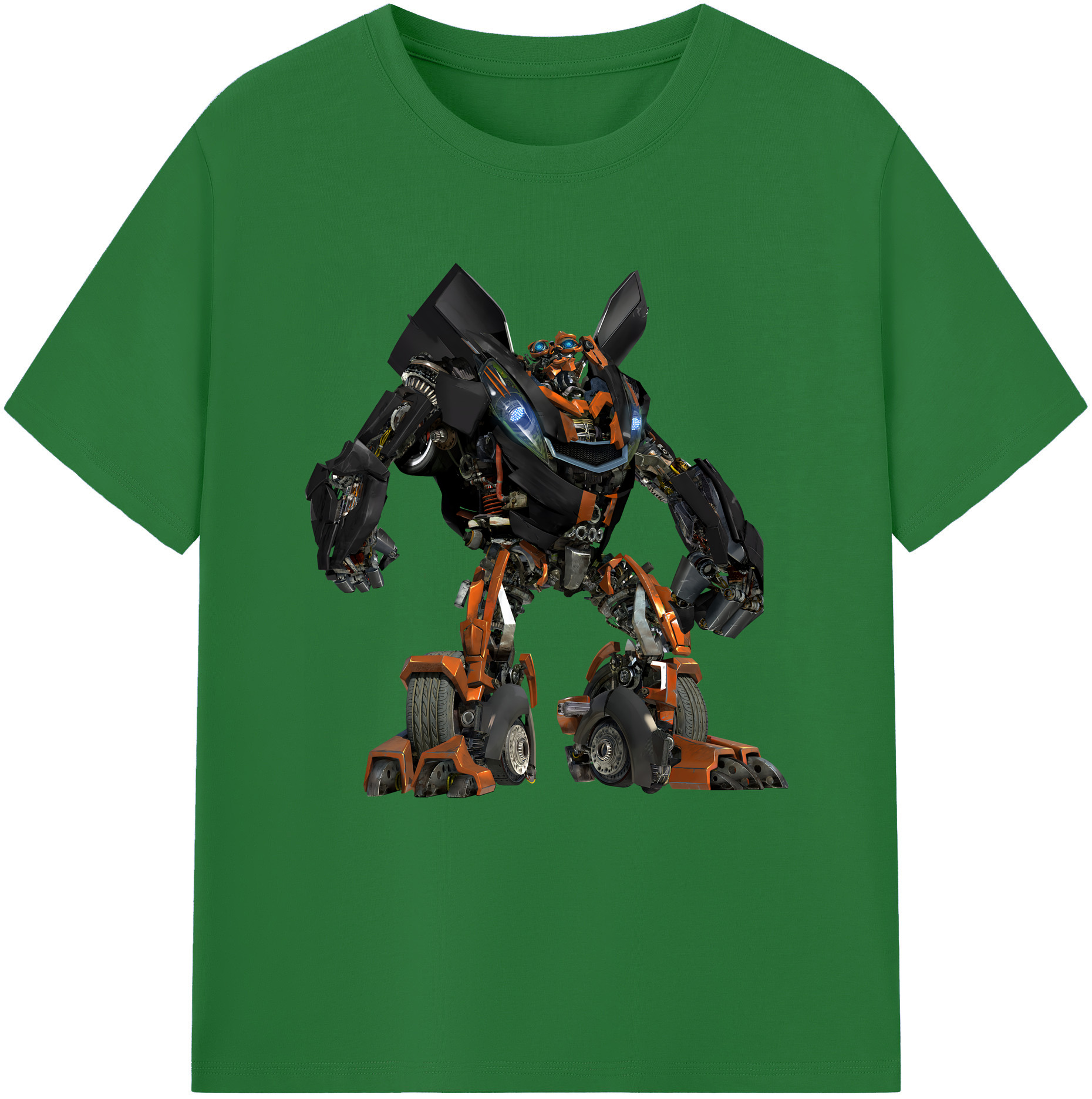 （画像用） Transformers トランスフォーマー 綿100％半袖Tシャツ（フロントプリント）