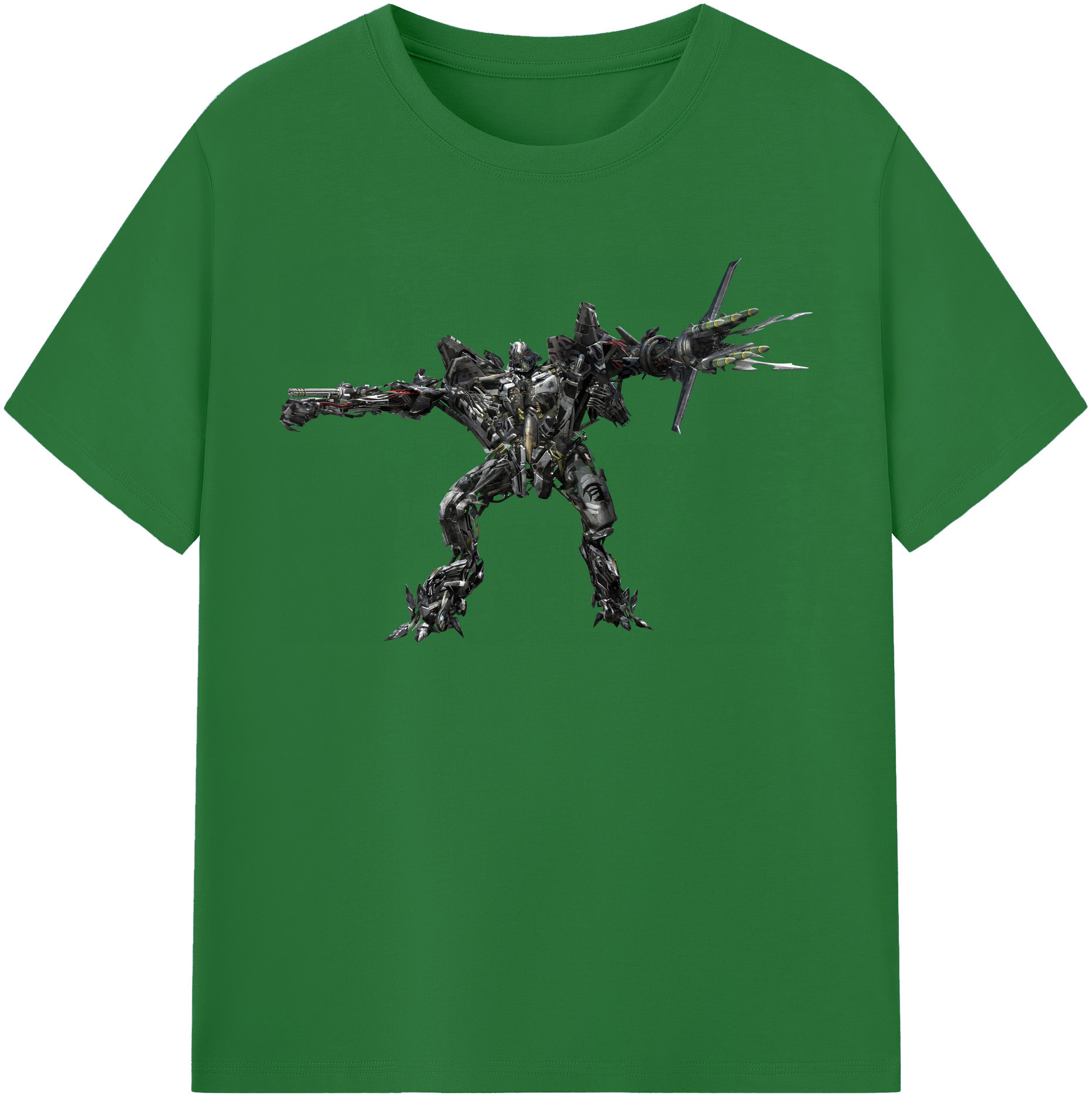 （画像用） Transformers トランスフォーマー 綿100％半袖Tシャツ（フロントプリント）