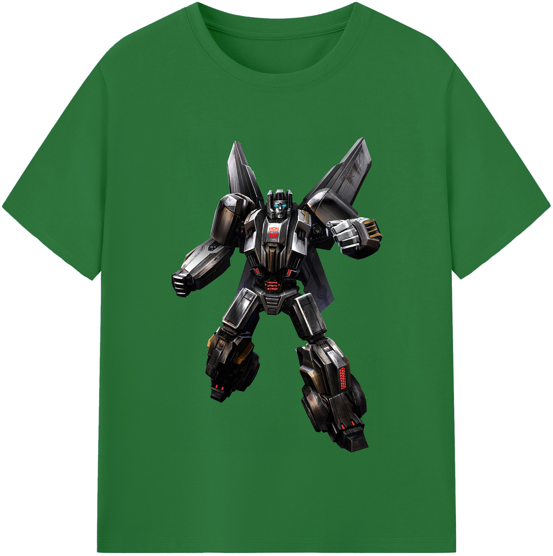 （画像用） Transformers トランスフォーマー 綿100％半袖Tシャツ（フロントプリント）