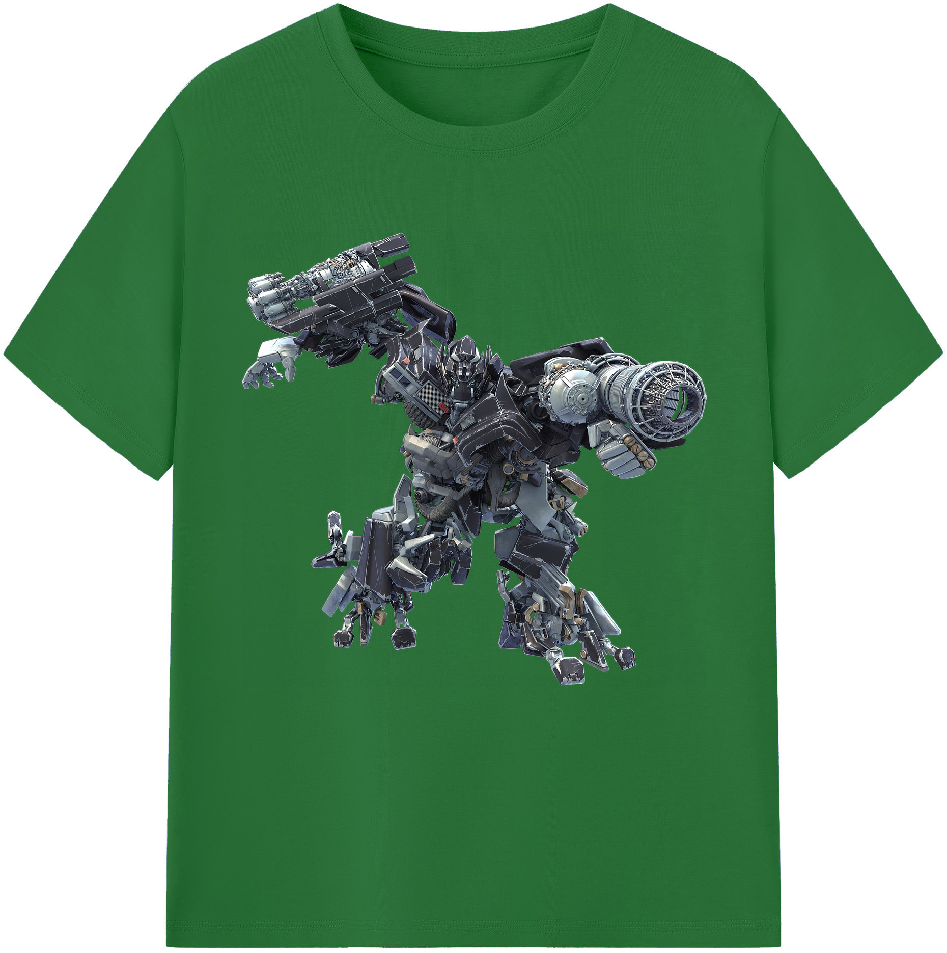 （画像用） Transformers トランスフォーマー 綿100％半袖Tシャツ（フロントプリント）