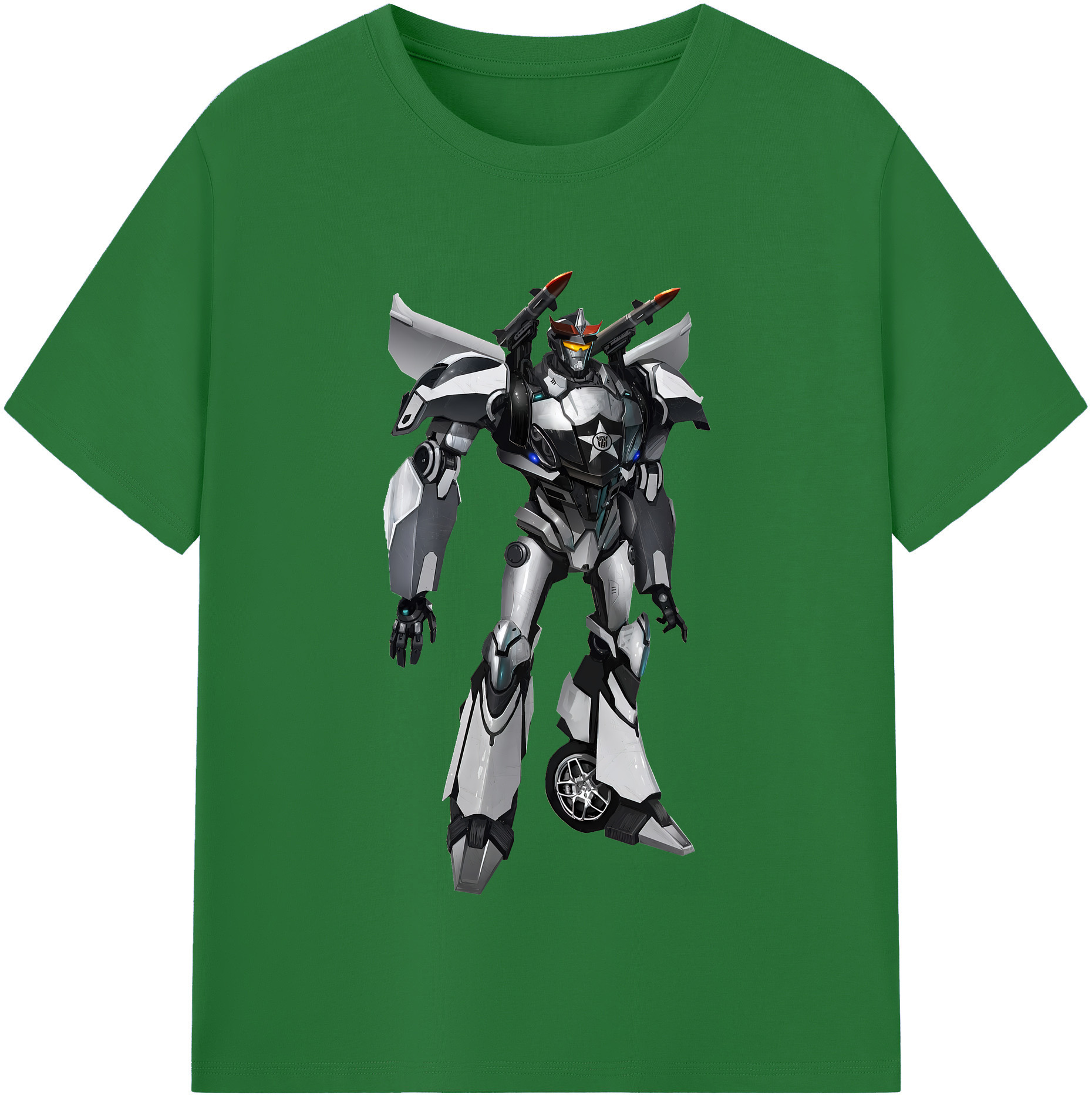 （画像用） Transformers トランスフォーマー 綿100％半袖Tシャツ（フロントプリント）