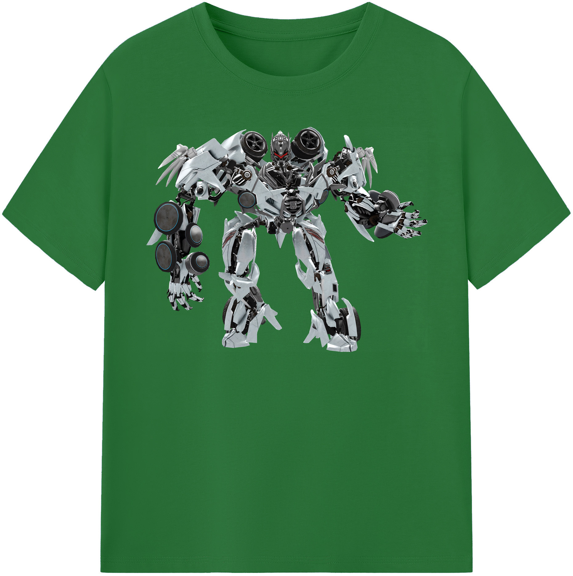 （画像用） Transformers トランスフォーマー 綿100％半袖Tシャツ（フロントプリント）