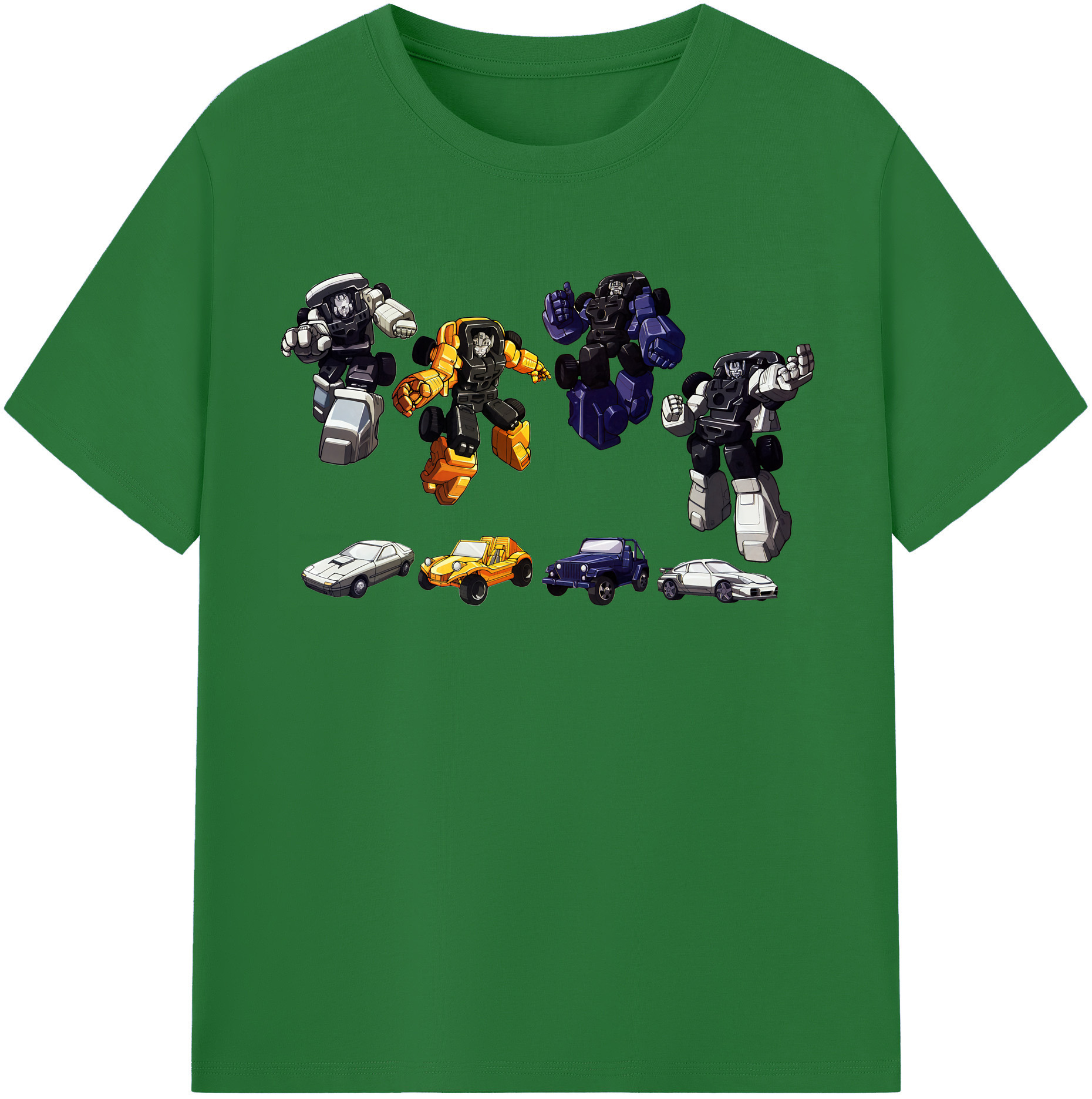 （画像用） Transformers トランスフォーマー 綿100％半袖Tシャツ（フロントプリント）