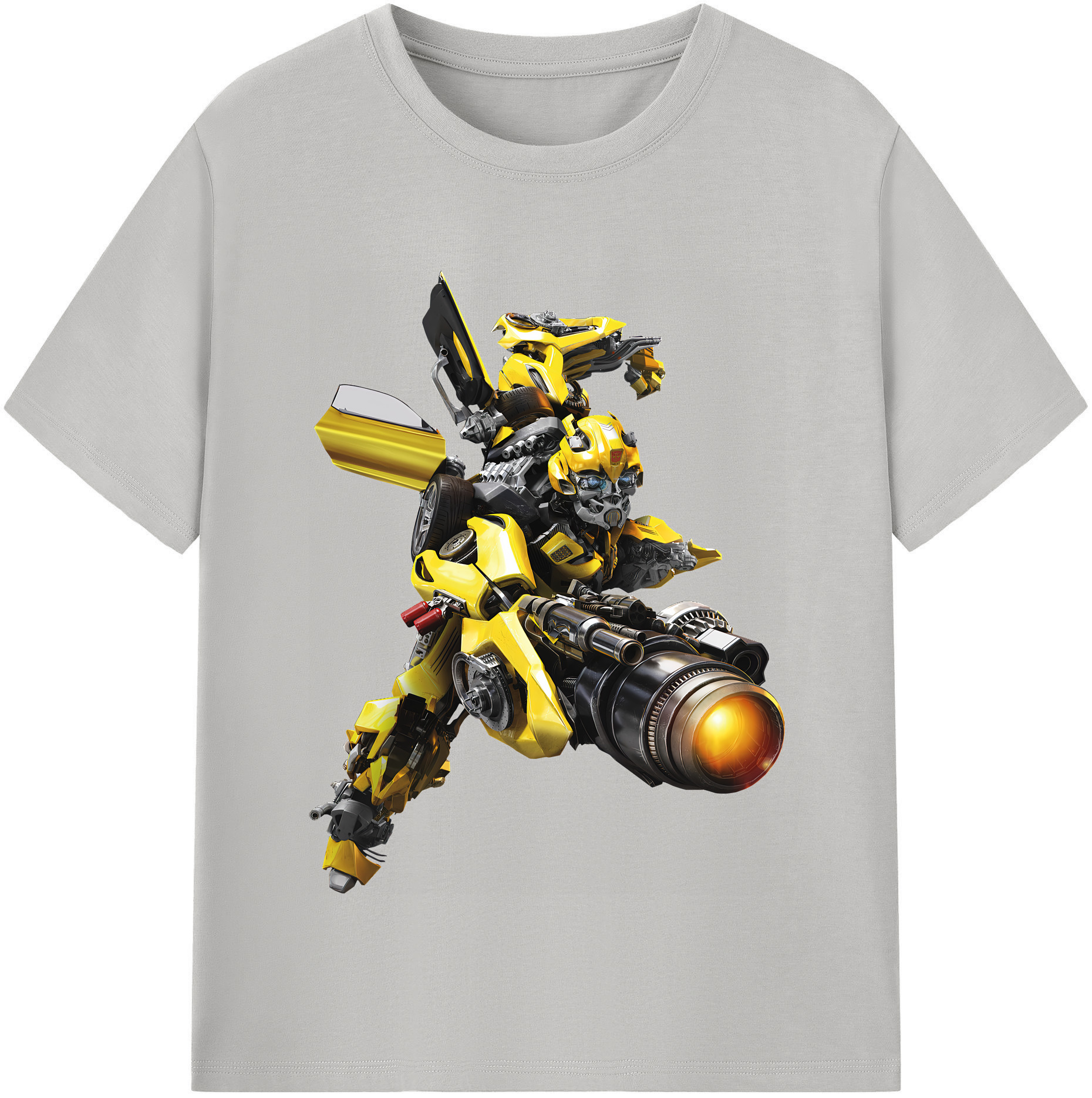 （画像用） Transformers トランスフォーマー 綿100％半袖Tシャツ（フロントプリント）