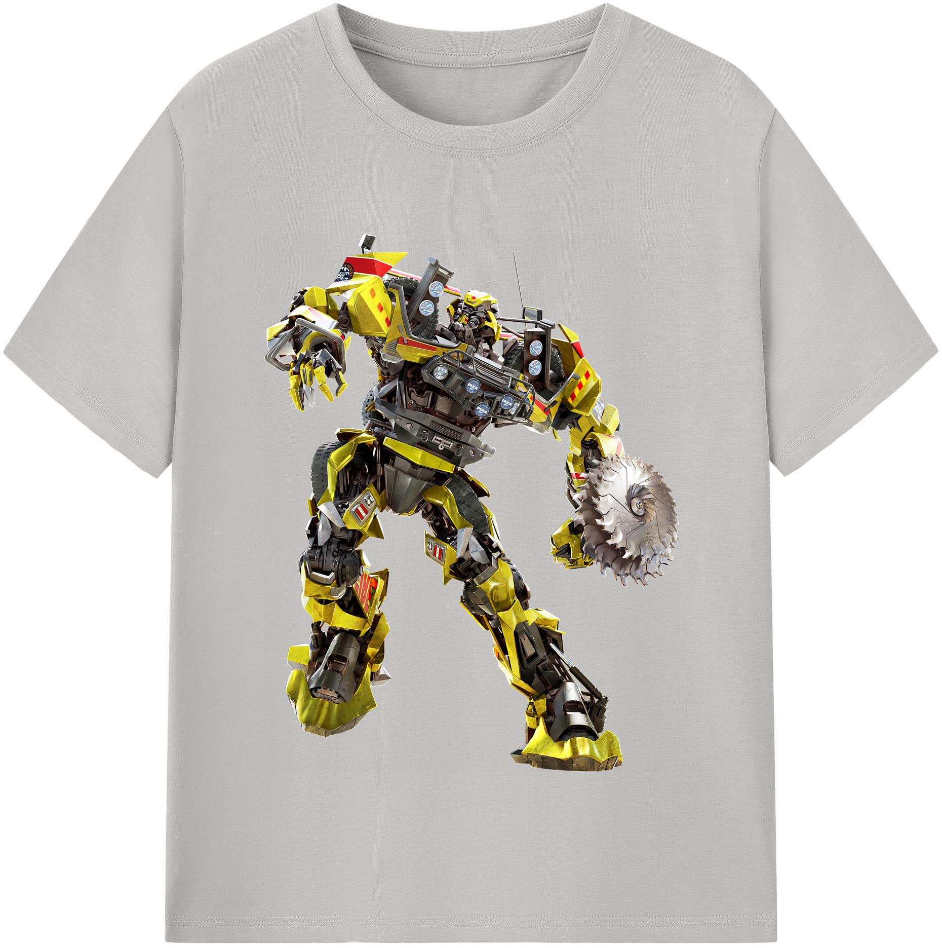 （画像用） Transformers トランスフォーマー 綿100％半袖Tシャツ（フロントプリント）