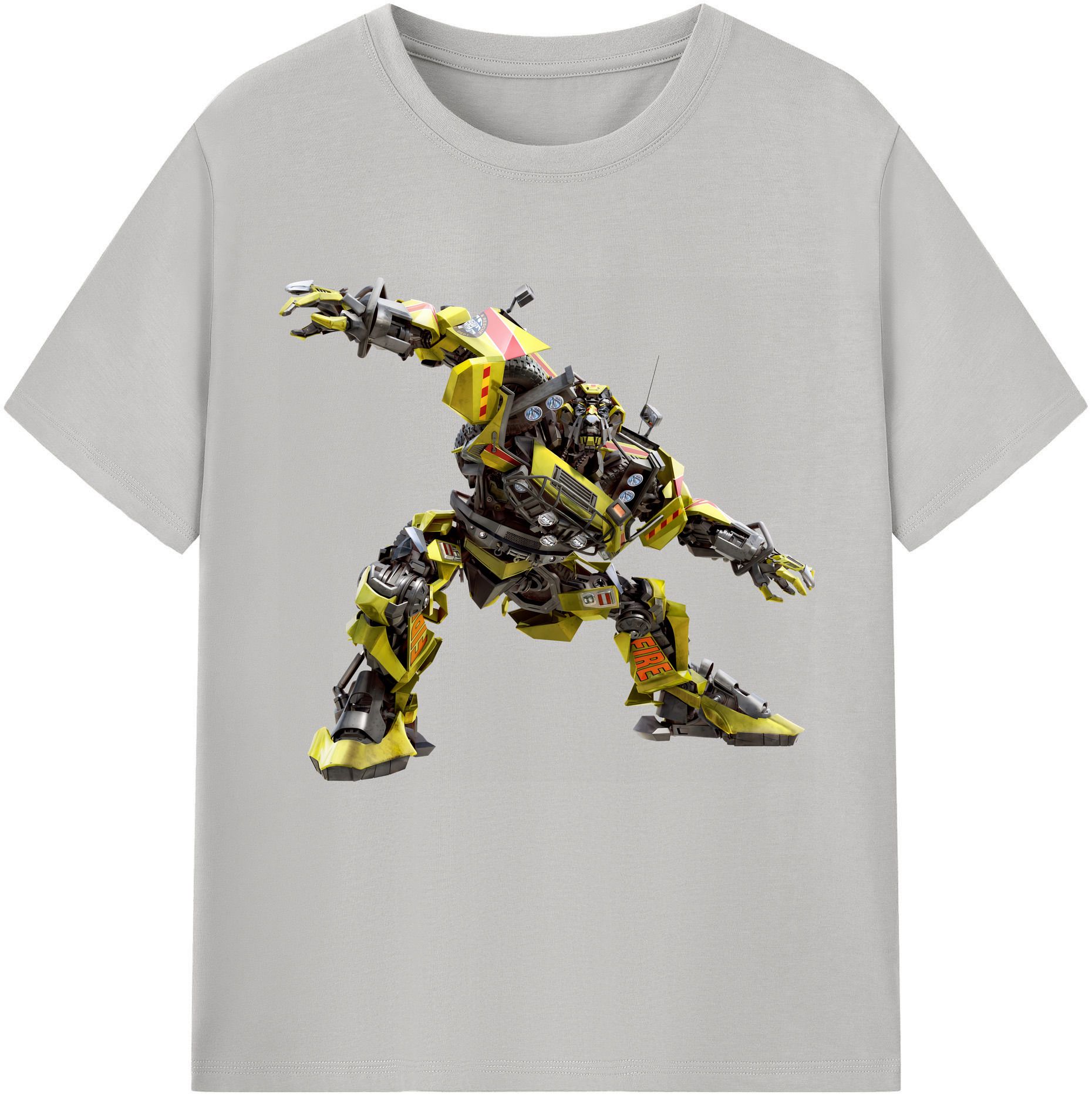（画像用） Transformers トランスフォーマー 綿100％半袖Tシャツ（フロントプリント）