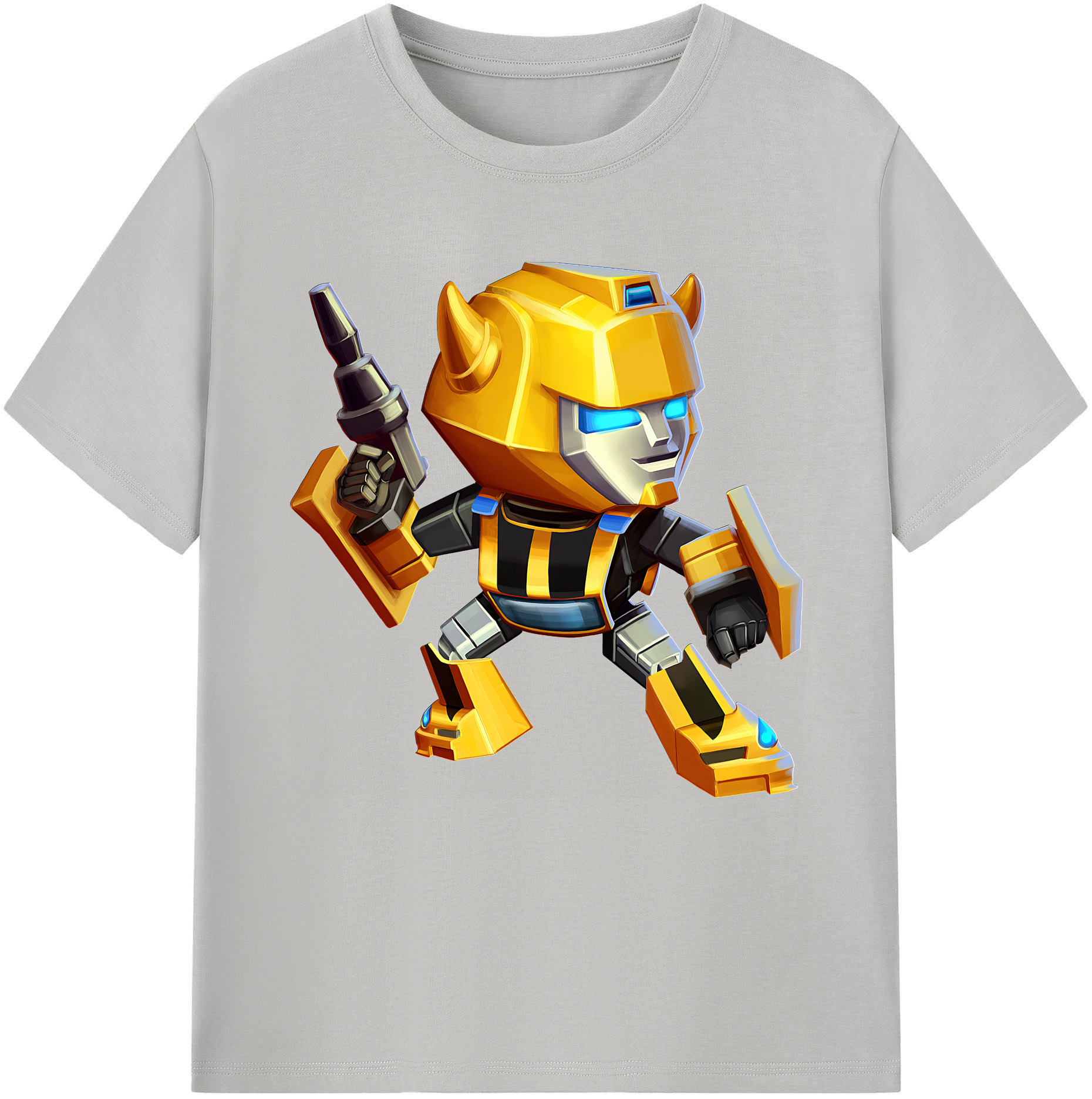 （画像用） Transformers トランスフォーマー 綿100％半袖Tシャツ（フロントプリント）