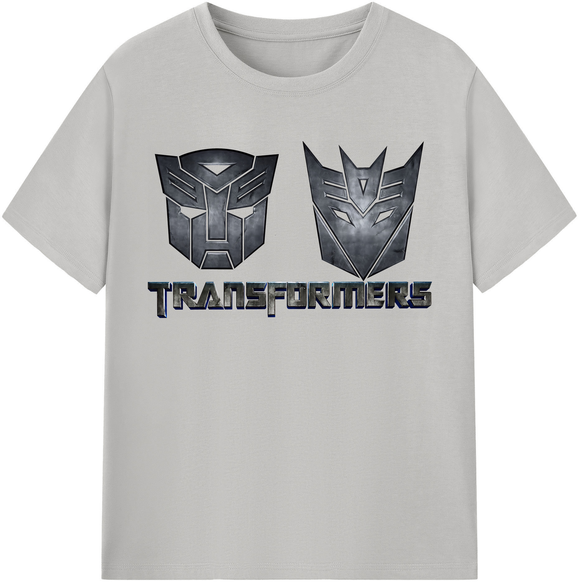 （画像用） Transformers トランスフォーマー 綿100％半袖Tシャツ（フロントプリント）