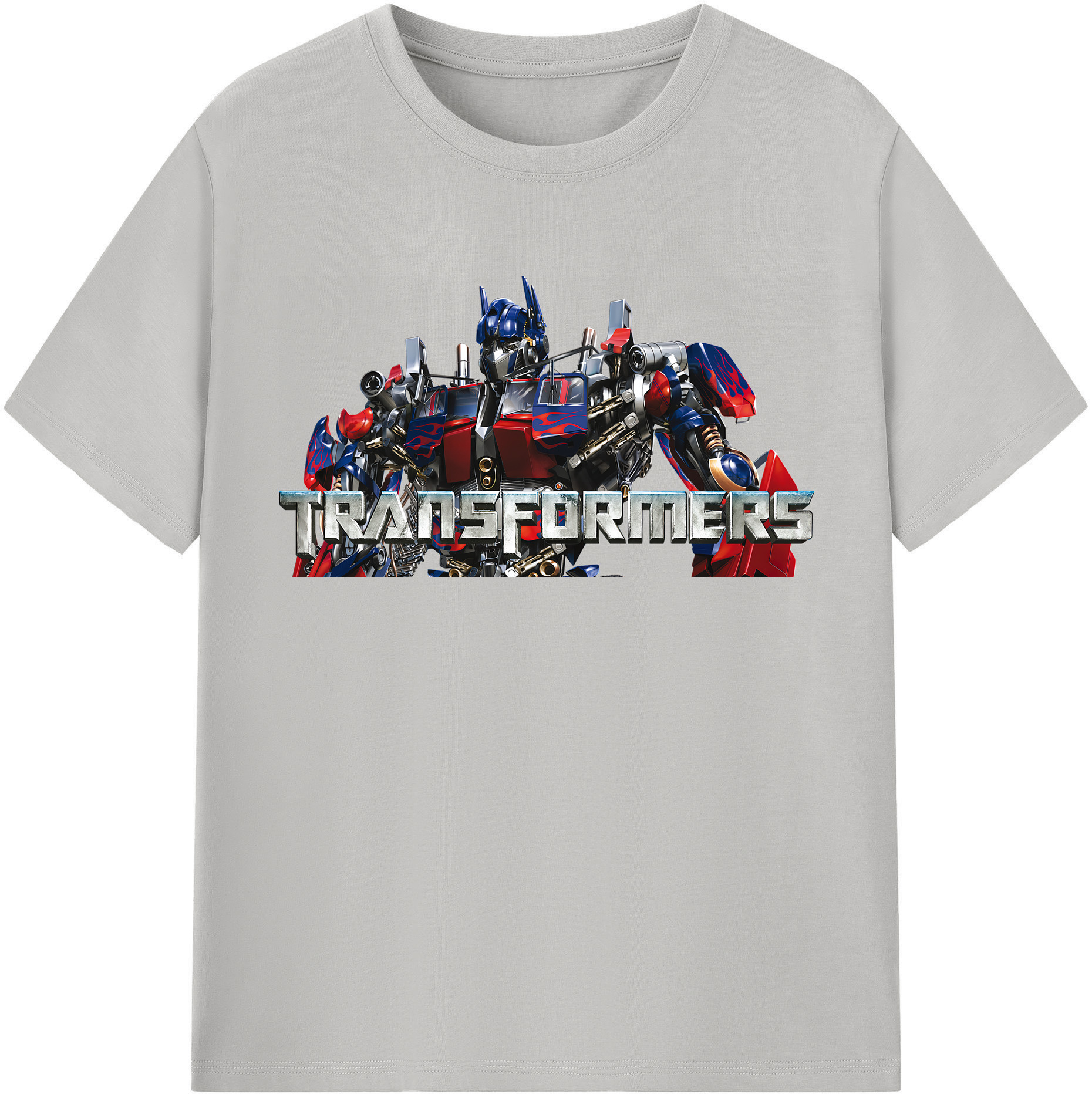 （画像用） Transformers トランスフォーマー 綿100％半袖Tシャツ（フロントプリント）