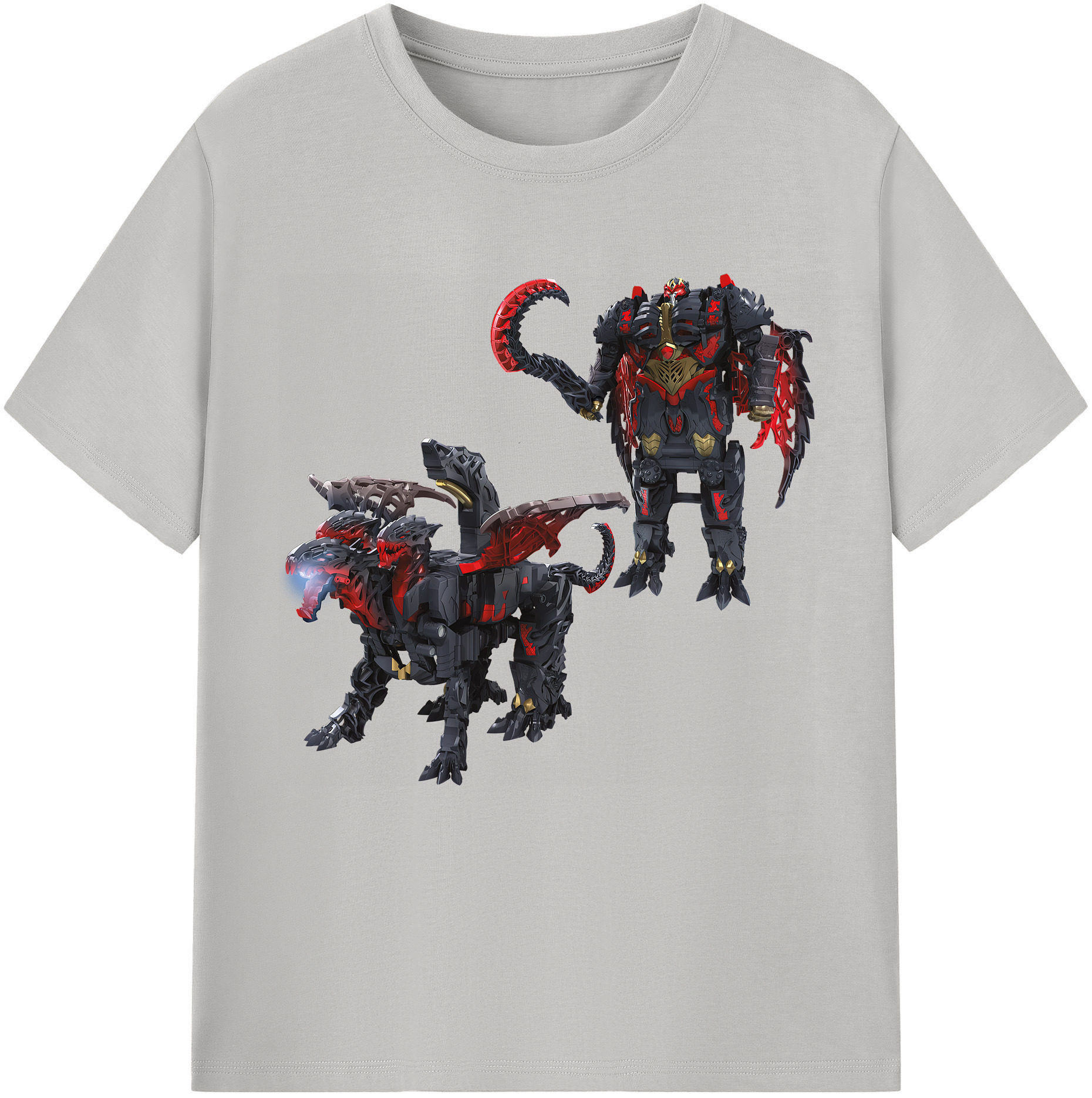 （画像用） Transformers トランスフォーマー 綿100％半袖Tシャツ（フロントプリント）