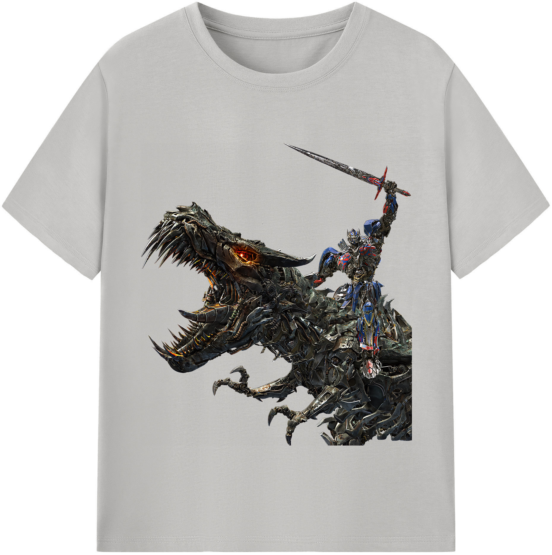 （画像用） Transformers トランスフォーマー 綿100％半袖Tシャツ（フロントプリント）