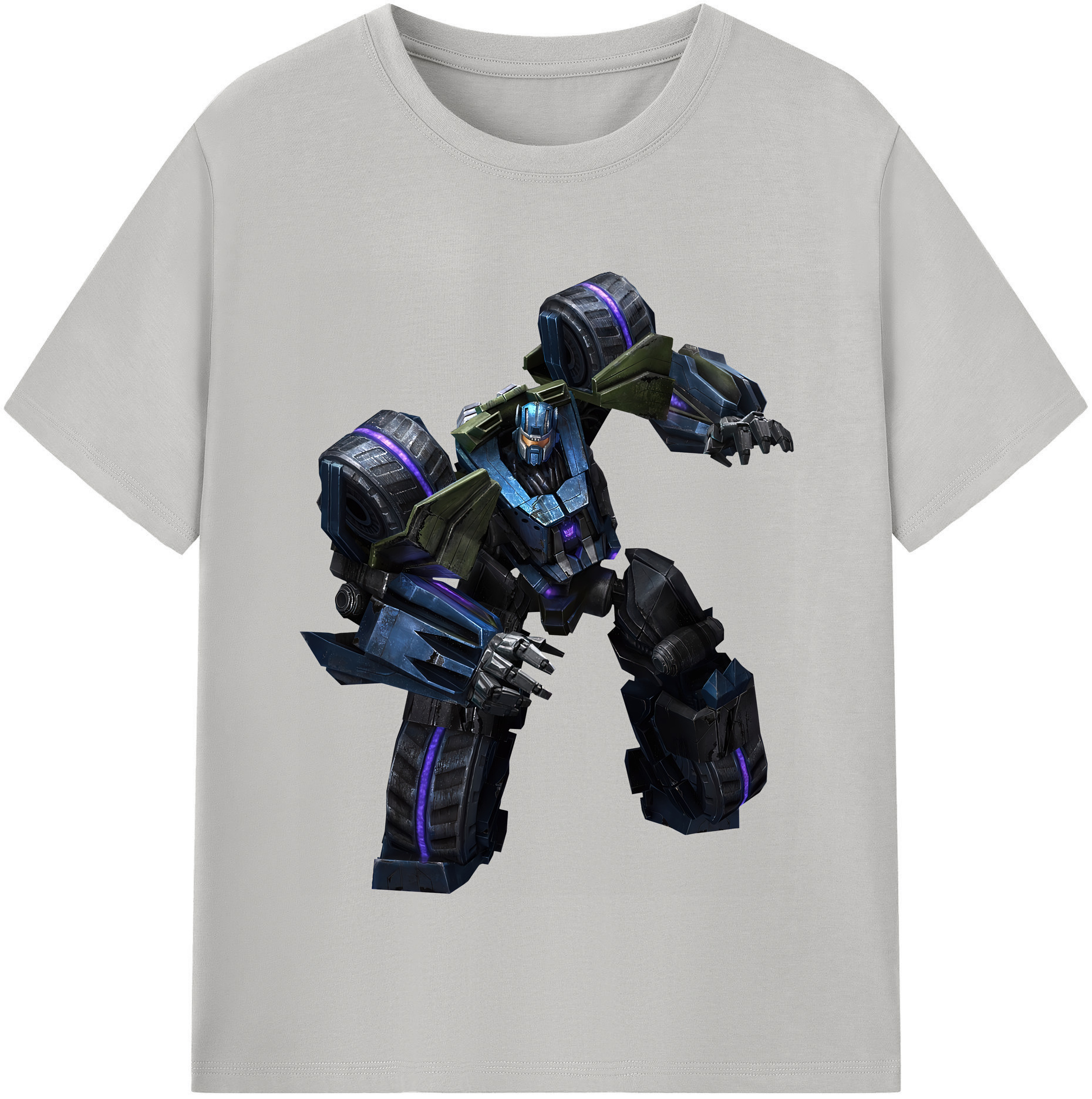 （画像用） Transformers トランスフォーマー 綿100％半袖Tシャツ（フロントプリント）