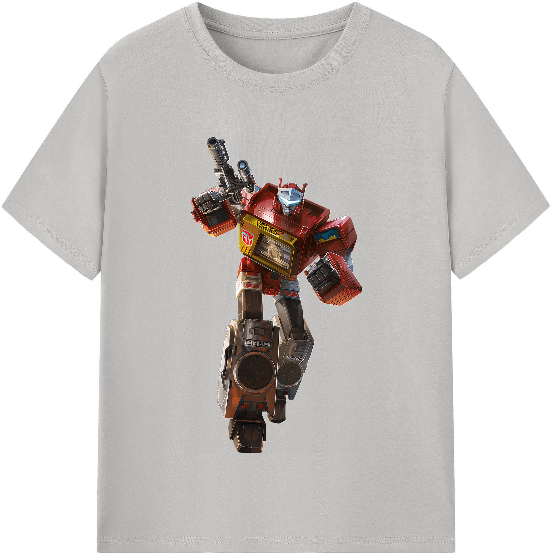 （画像用） Transformers トランスフォーマー 綿100％半袖Tシャツ（フロントプリント）