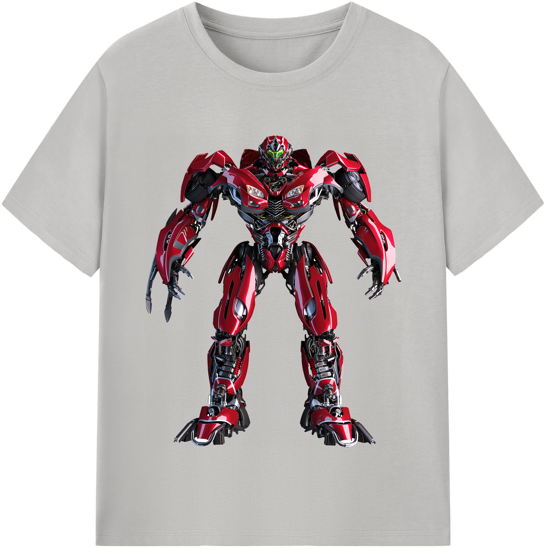（画像用） Transformers トランスフォーマー 綿100％半袖Tシャツ（フロントプリント）