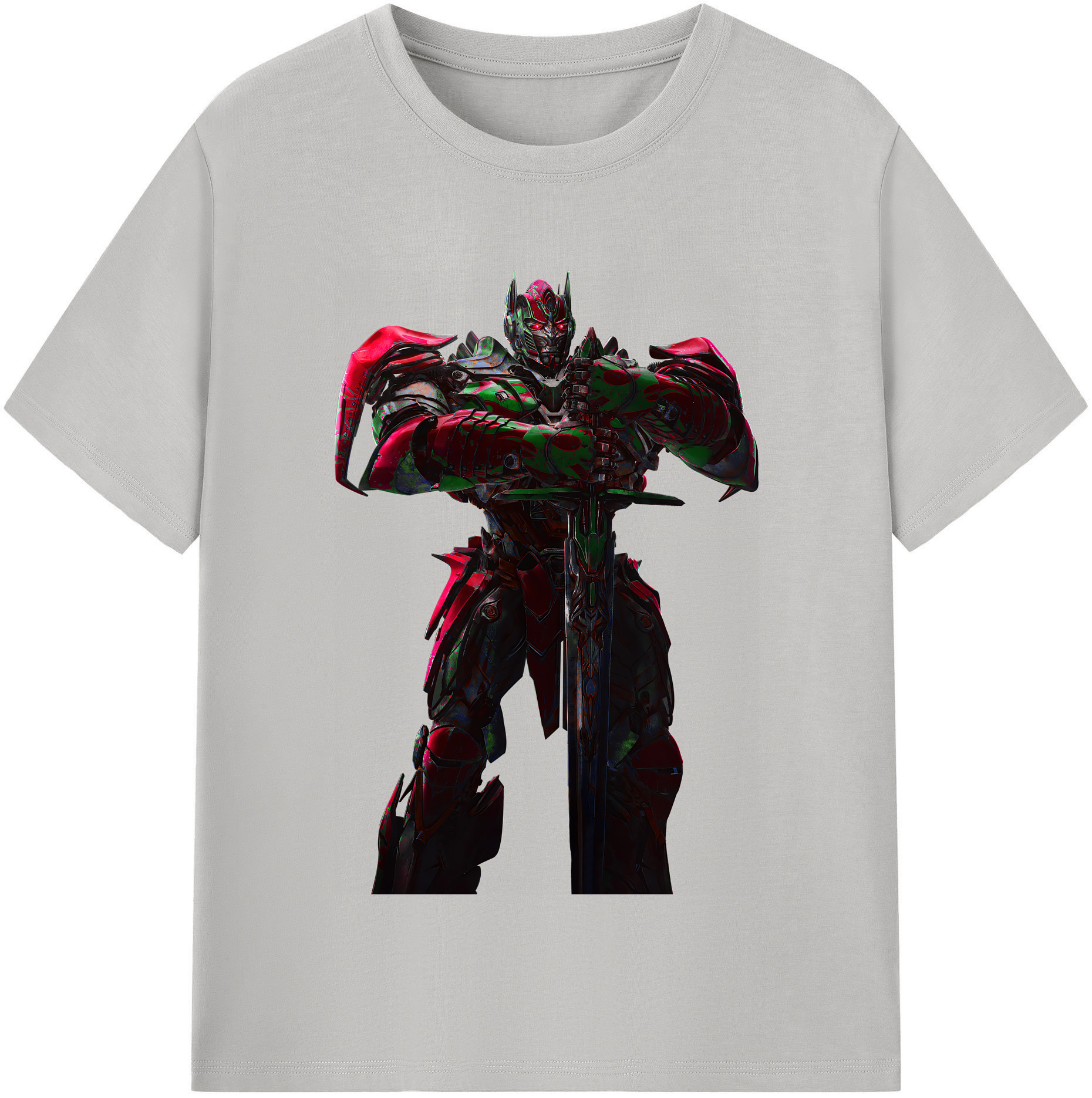 （画像用） Transformers トランスフォーマー 綿100％半袖Tシャツ（フロントプリント）