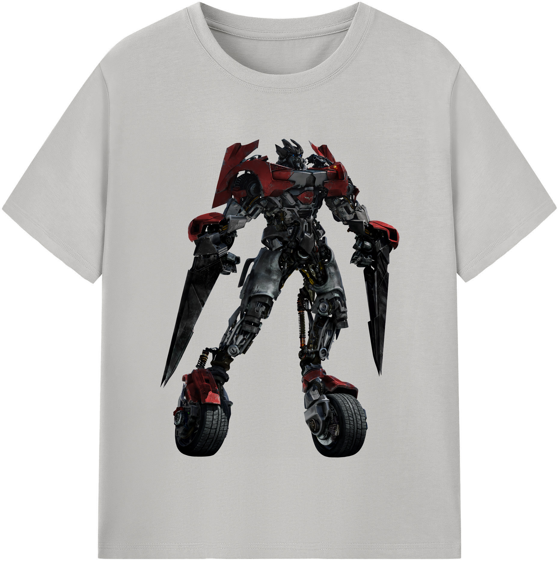 （画像用） Transformers トランスフォーマー 綿100％半袖Tシャツ（フロントプリント）