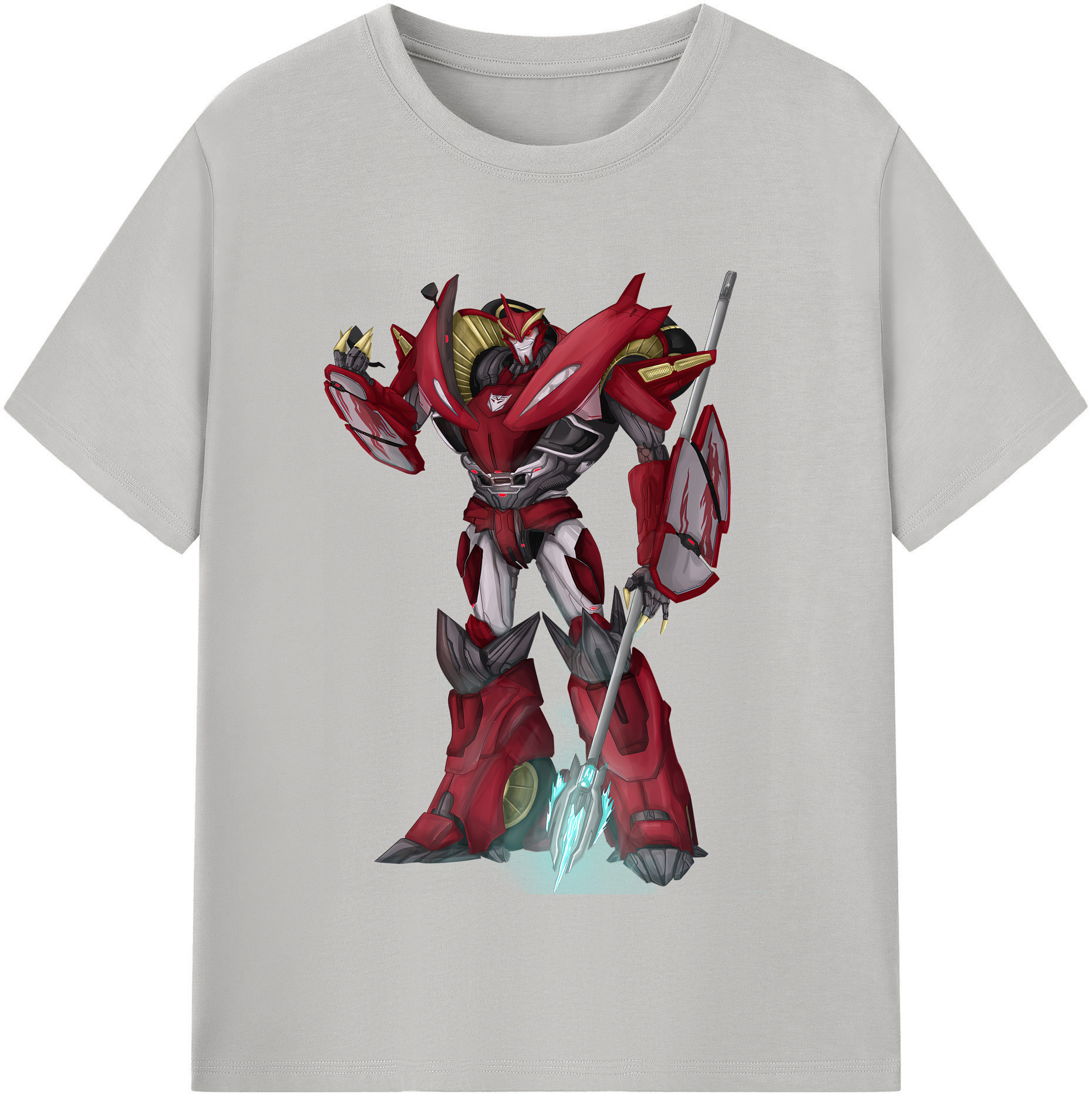 （画像用） Transformers トランスフォーマー 綿100％半袖Tシャツ（フロントプリント）