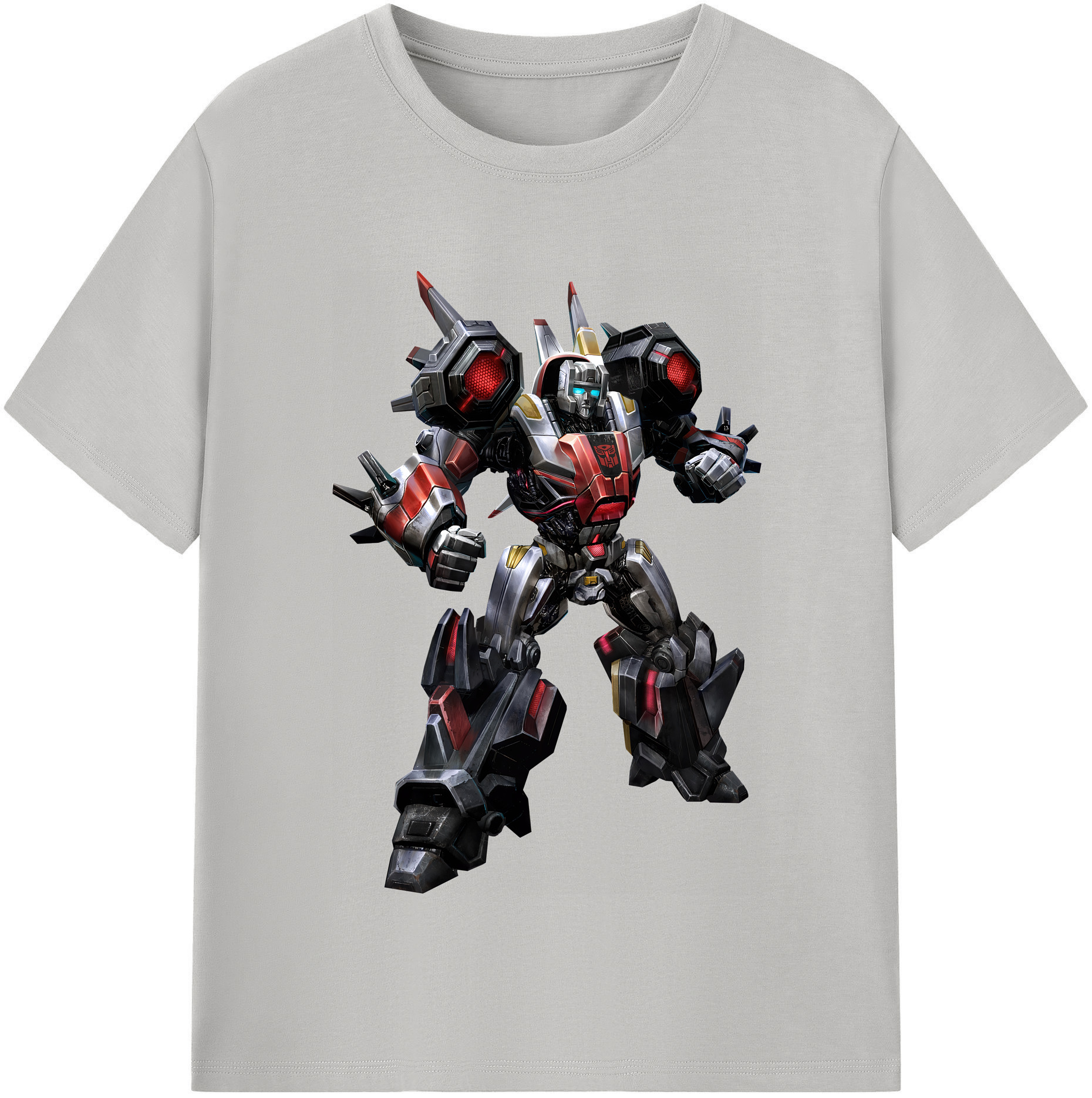 （画像用） Transformers トランスフォーマー 綿100％半袖Tシャツ（フロントプリント）