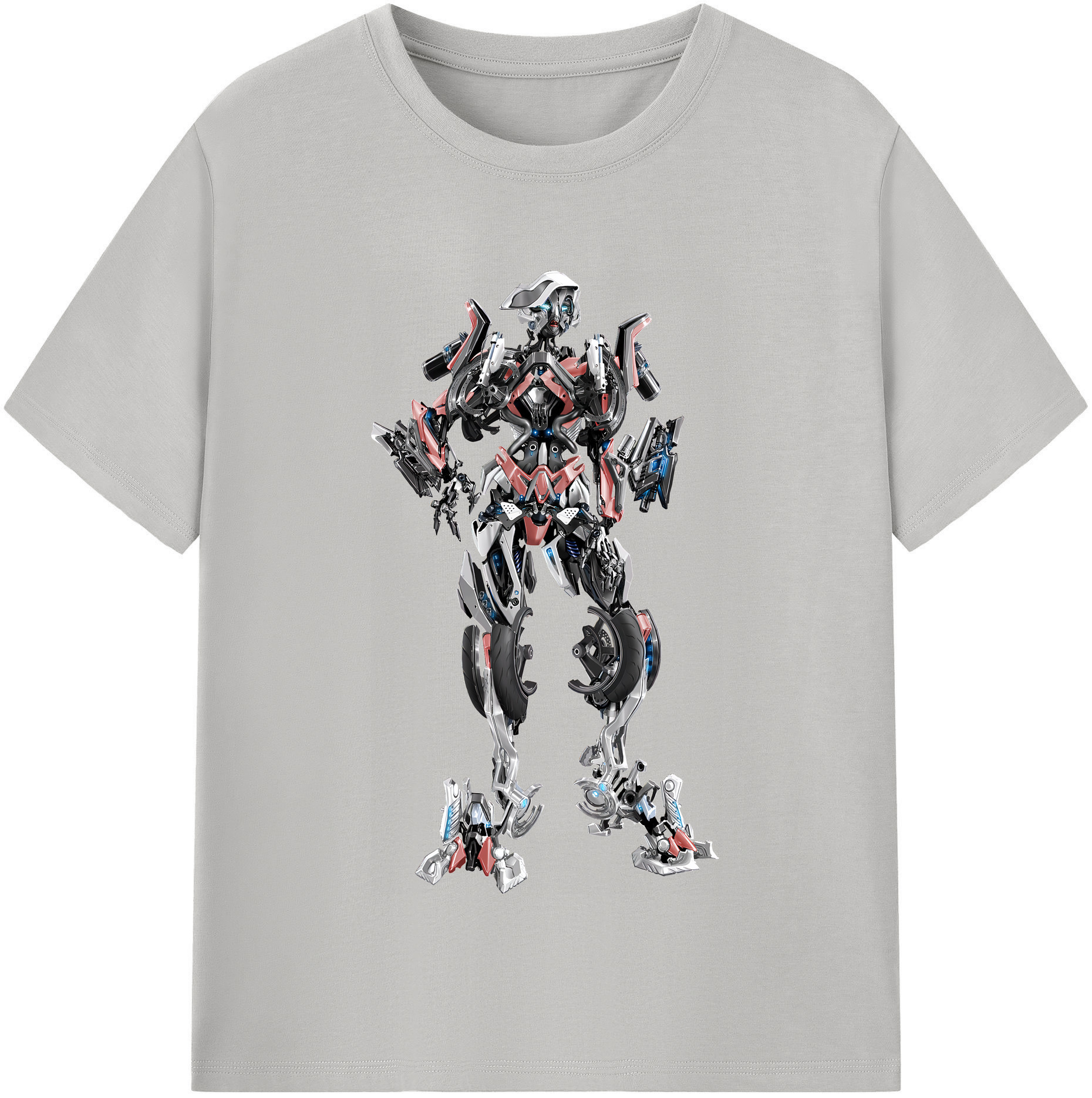 （画像用） Transformers トランスフォーマー 綿100％半袖Tシャツ（フロントプリント）