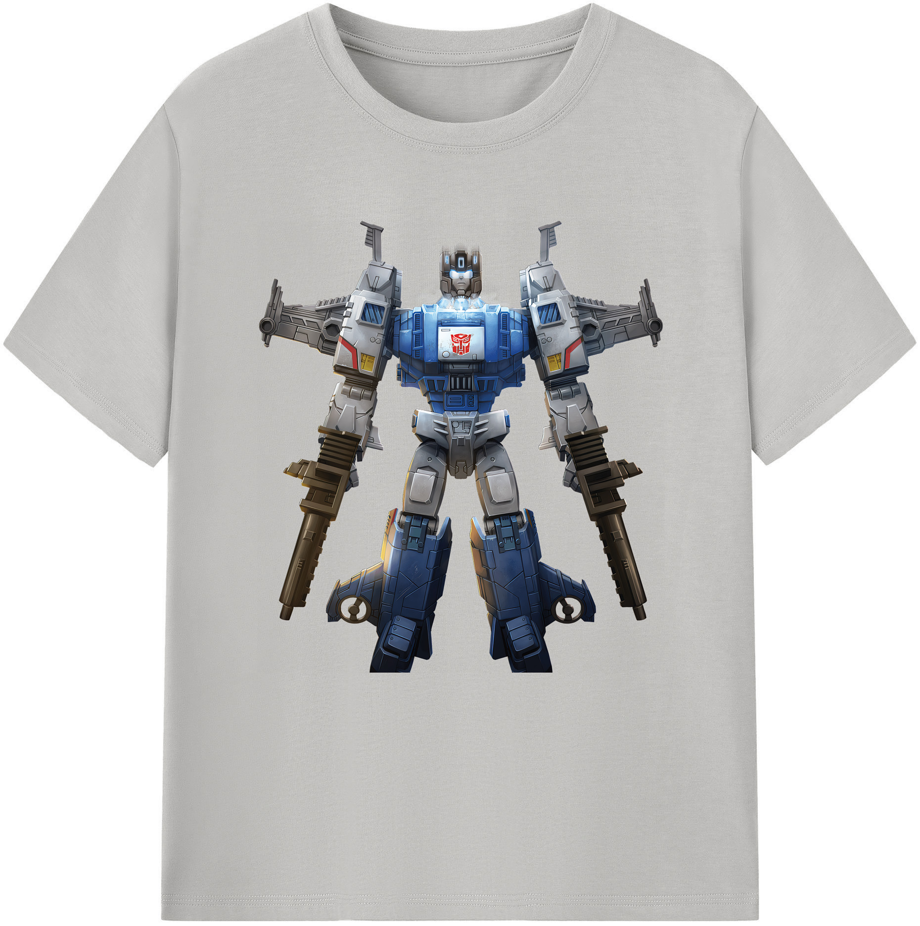 （画像用） Transformers トランスフォーマー 綿100％半袖Tシャツ（フロントプリント）