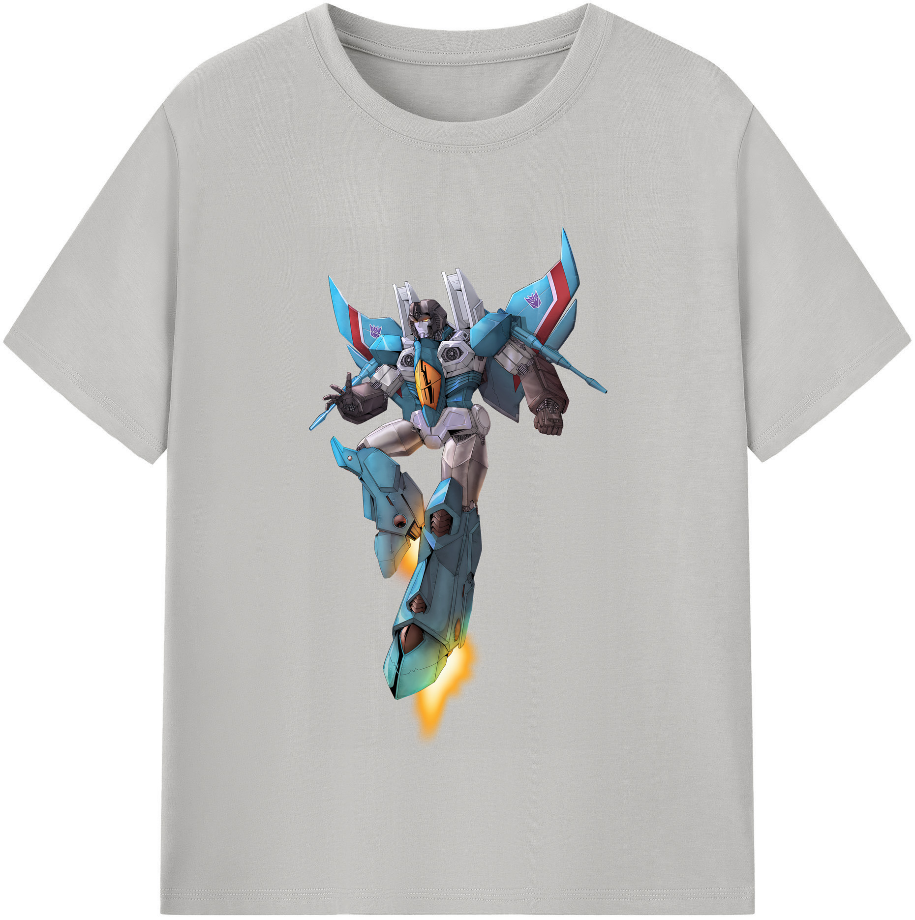 （画像用） Transformers トランスフォーマー 綿100％半袖Tシャツ（フロントプリント）