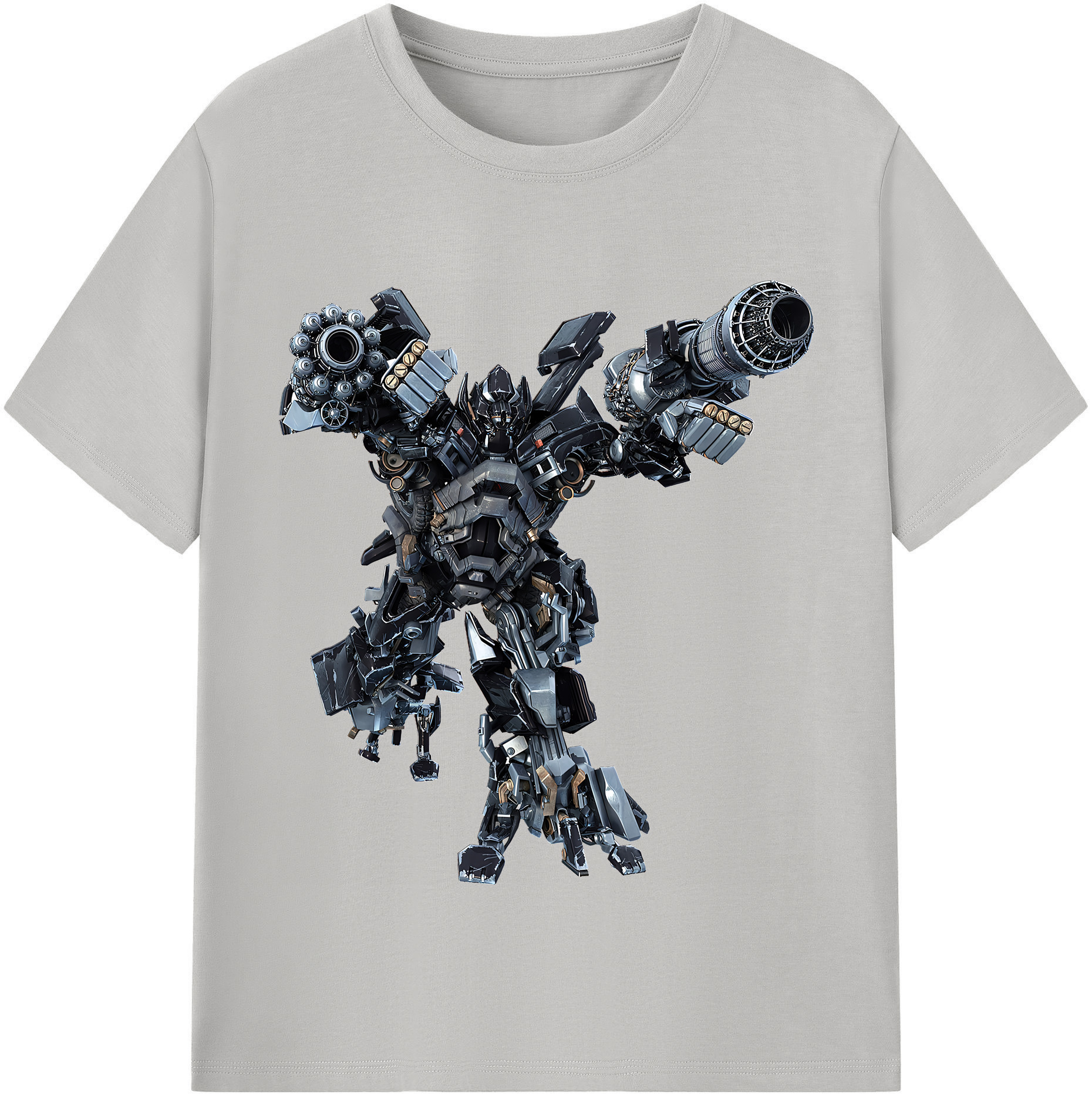 （画像用） Transformers トランスフォーマー 綿100％半袖Tシャツ（フロントプリント）