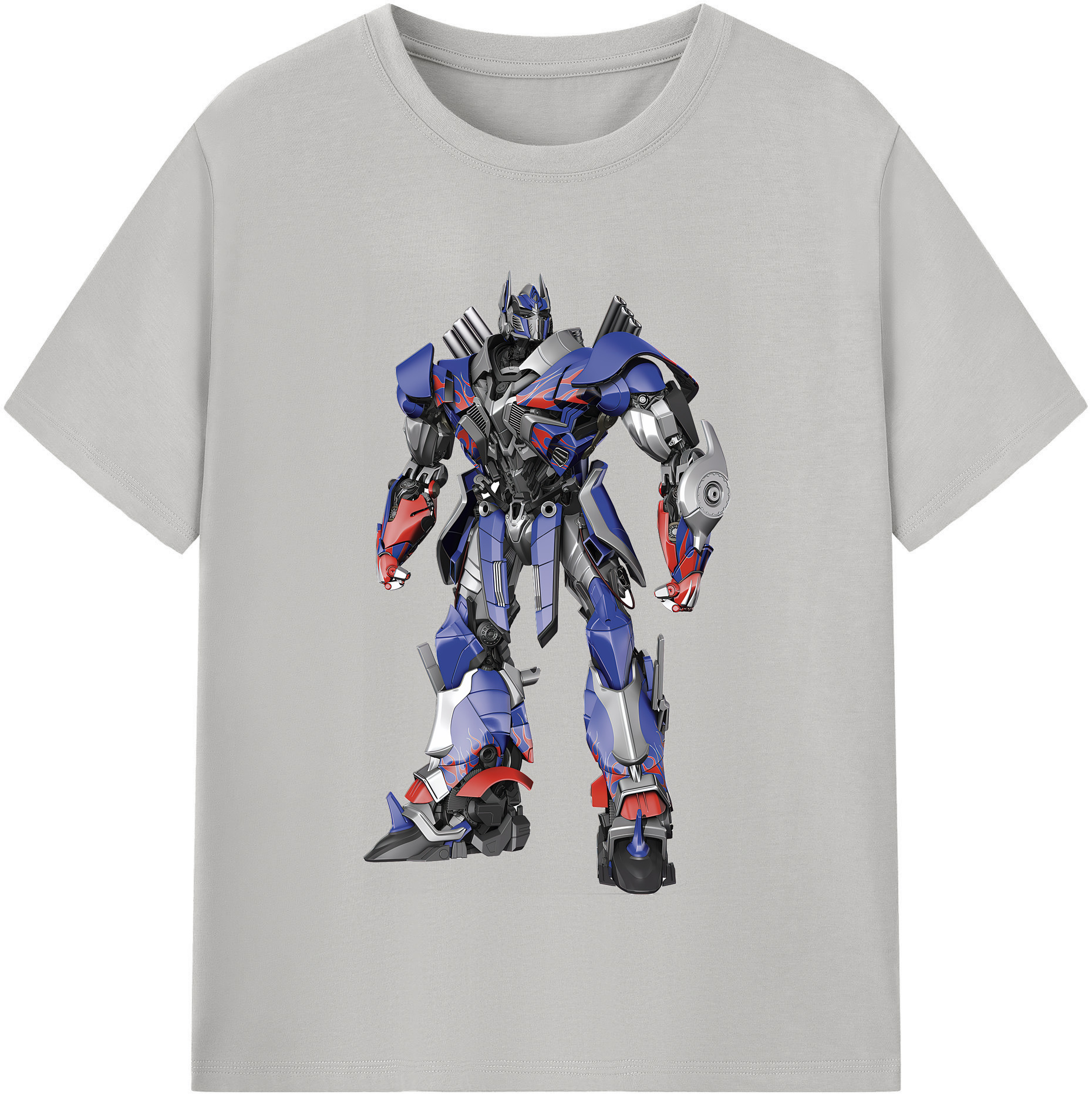 （画像用） Transformers トランスフォーマー 綿100％半袖Tシャツ（フロントプリント）
