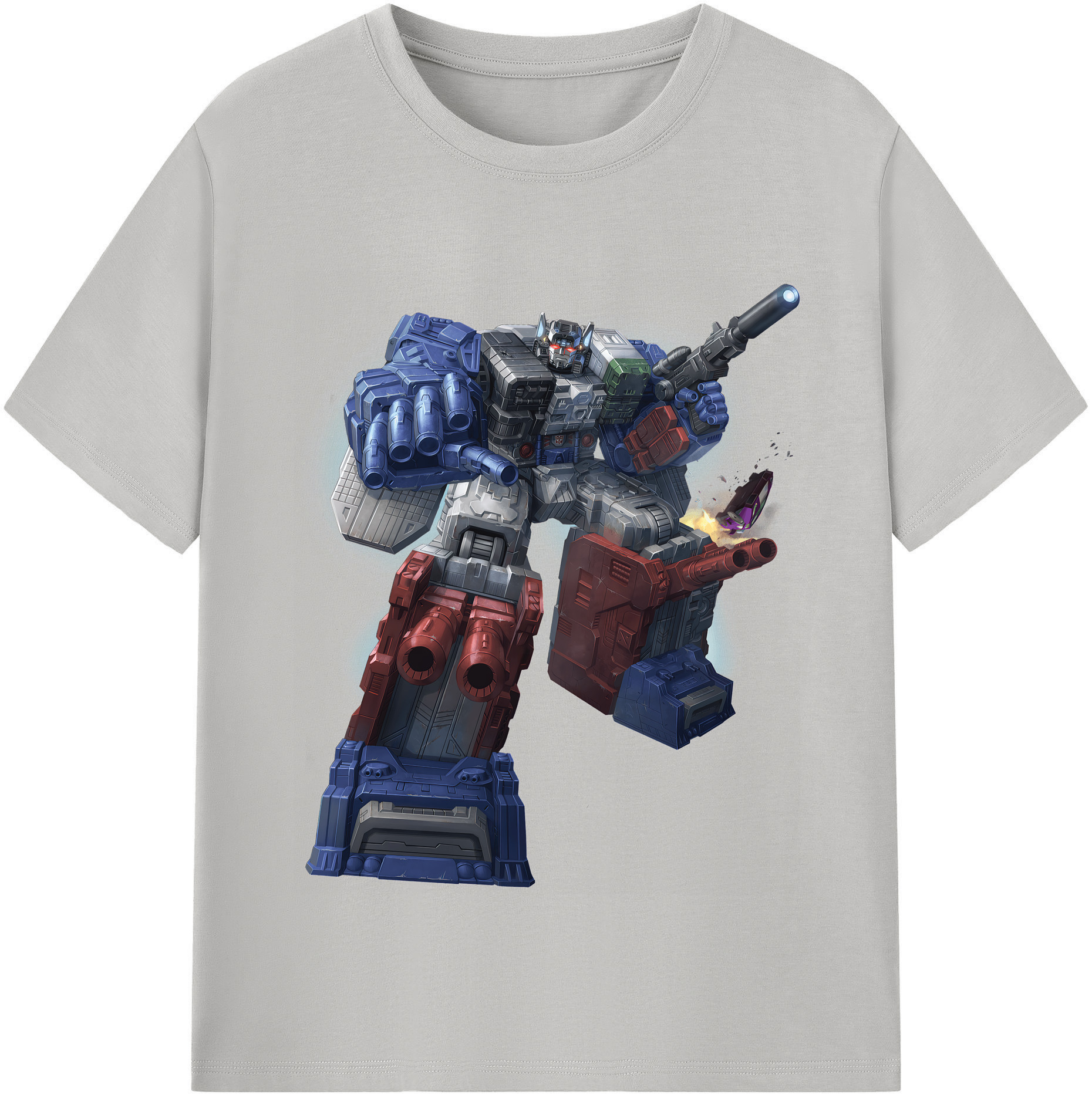 （画像用） Transformers トランスフォーマー 綿100％半袖Tシャツ（フロントプリント）
