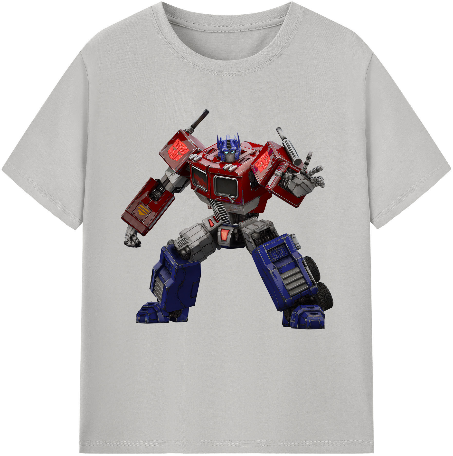 （画像用） Transformers トランスフォーマー 綿100％半袖Tシャツ（フロントプリント）