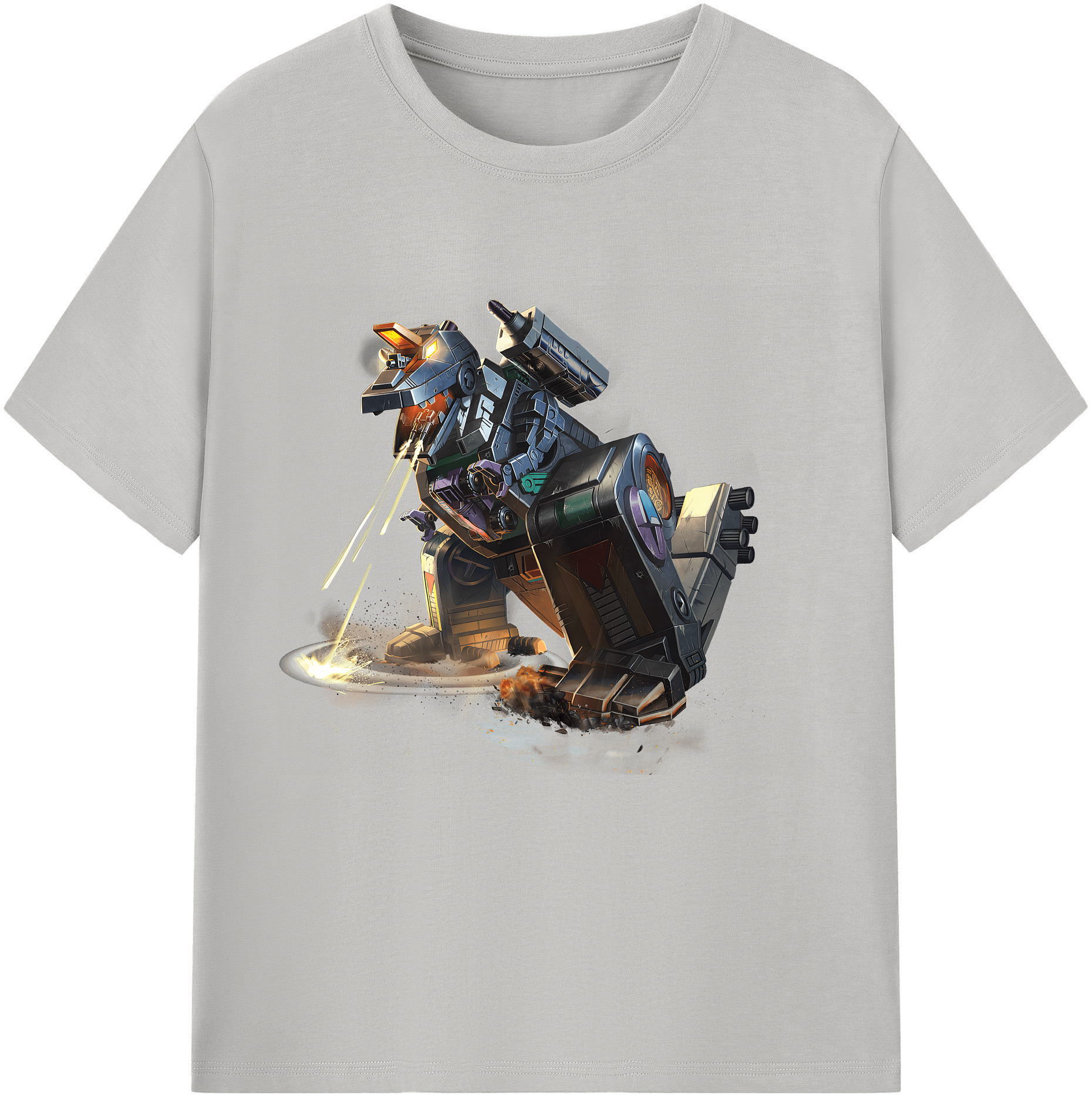（画像用） Transformers トランスフォーマー 綿100％半袖Tシャツ（フロントプリント）