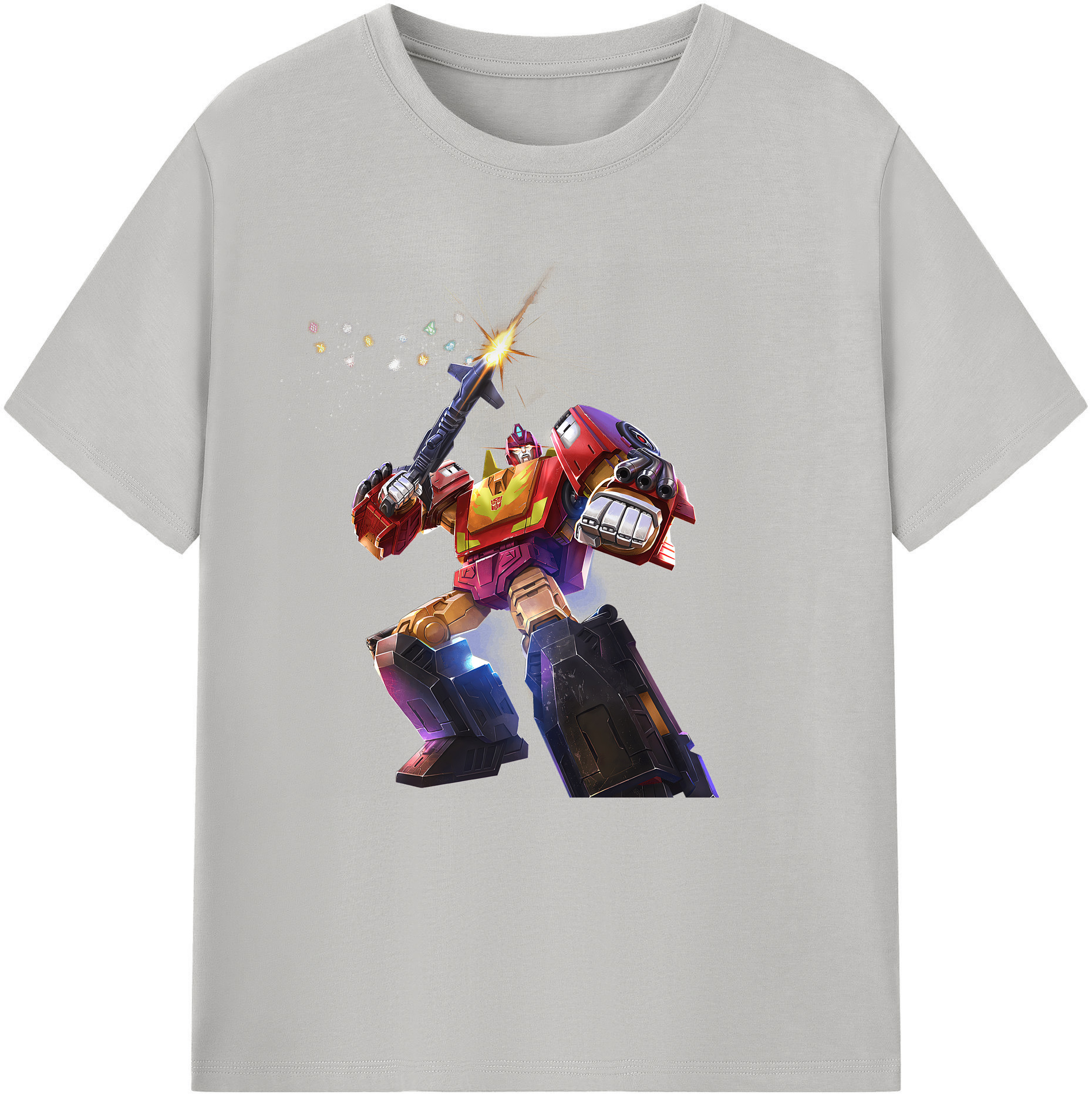（画像用） Transformers トランスフォーマー 綿100％半袖Tシャツ（フロントプリント）