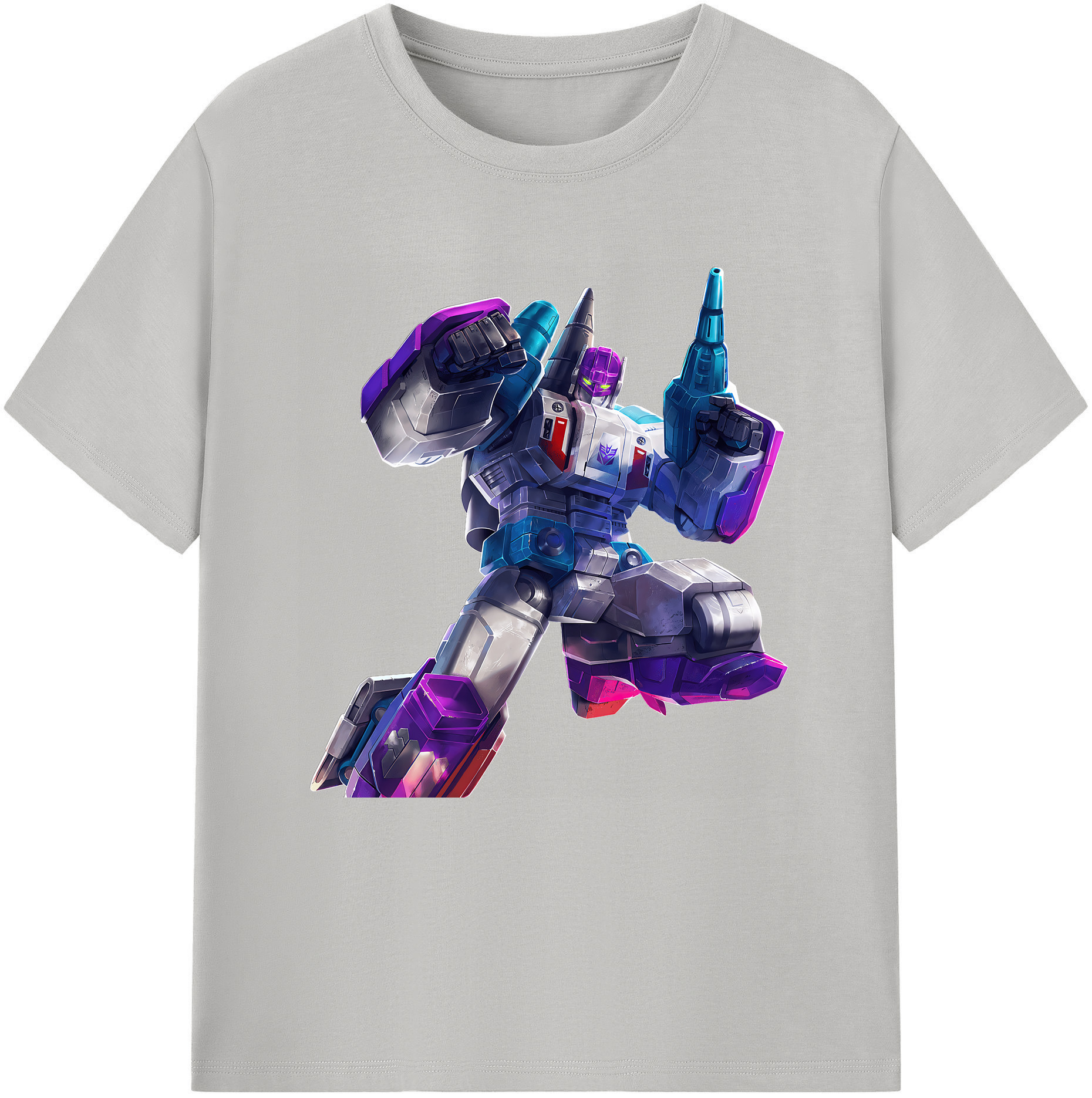 （画像用） Transformers トランスフォーマー 綿100％半袖Tシャツ（フロントプリント）